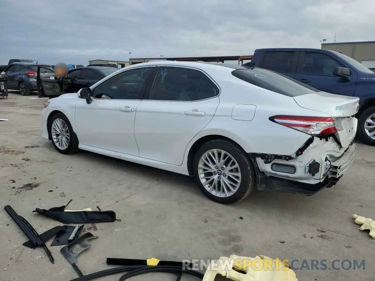 2 Photograph of a damaged car 4T1B11HK7KU753159 TOYOTA CAMRY 2019