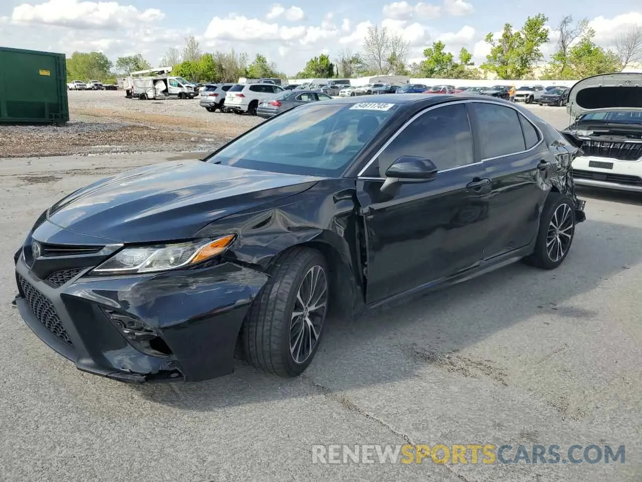 1 Photograph of a damaged car 4T1B11HK7KU763299 TOYOTA CAMRY 2019