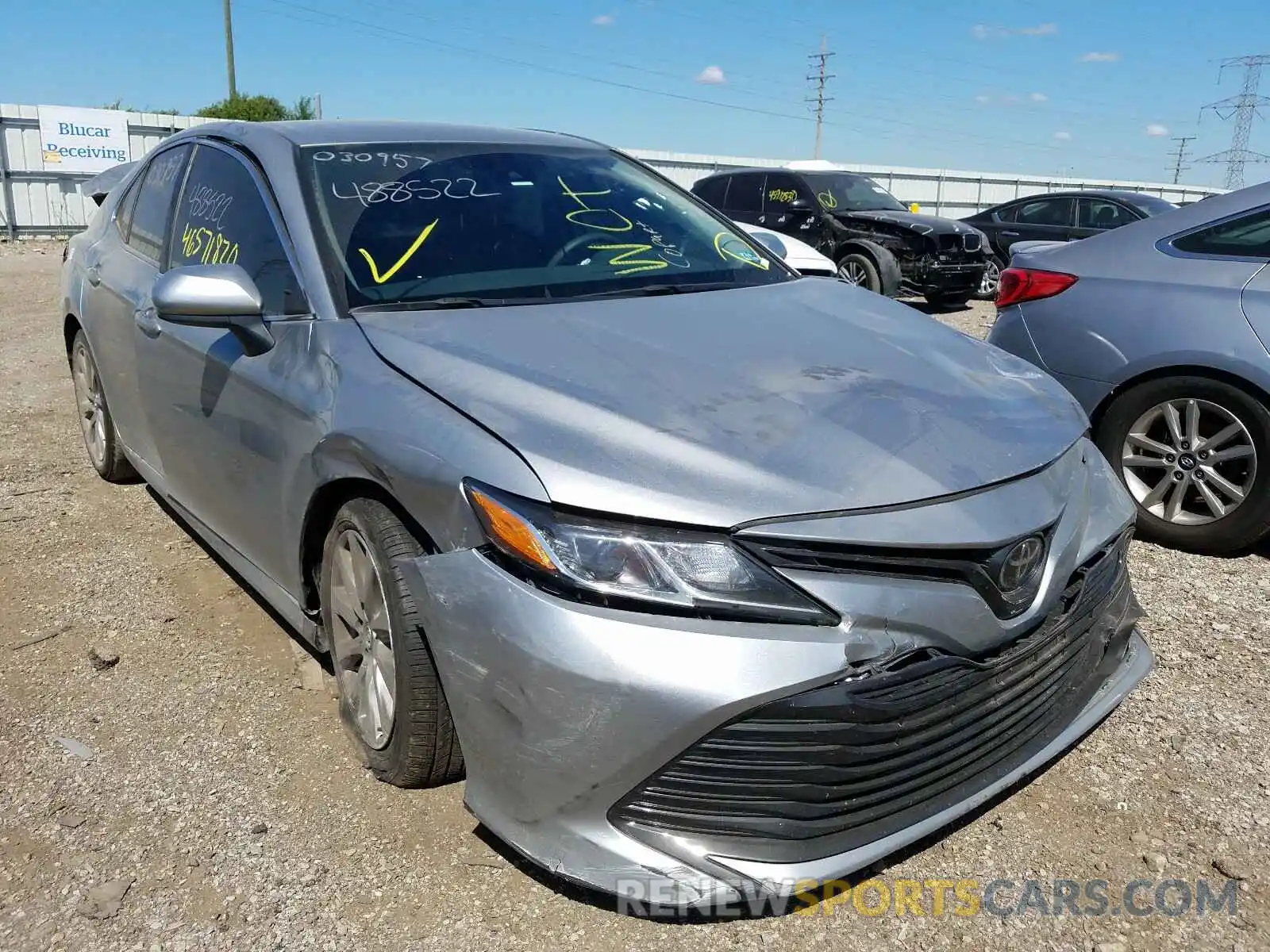 1 Photograph of a damaged car 4T1B11HK7KU769782 TOYOTA CAMRY 2019