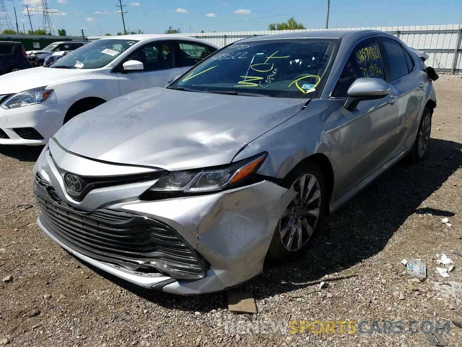 2 Photograph of a damaged car 4T1B11HK7KU769782 TOYOTA CAMRY 2019