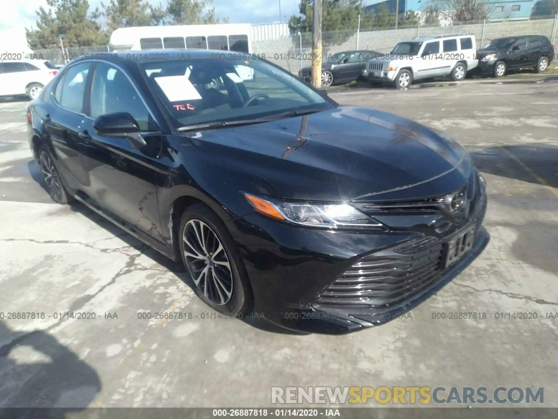 1 Photograph of a damaged car 4T1B11HK7KU772049 TOYOTA CAMRY 2019