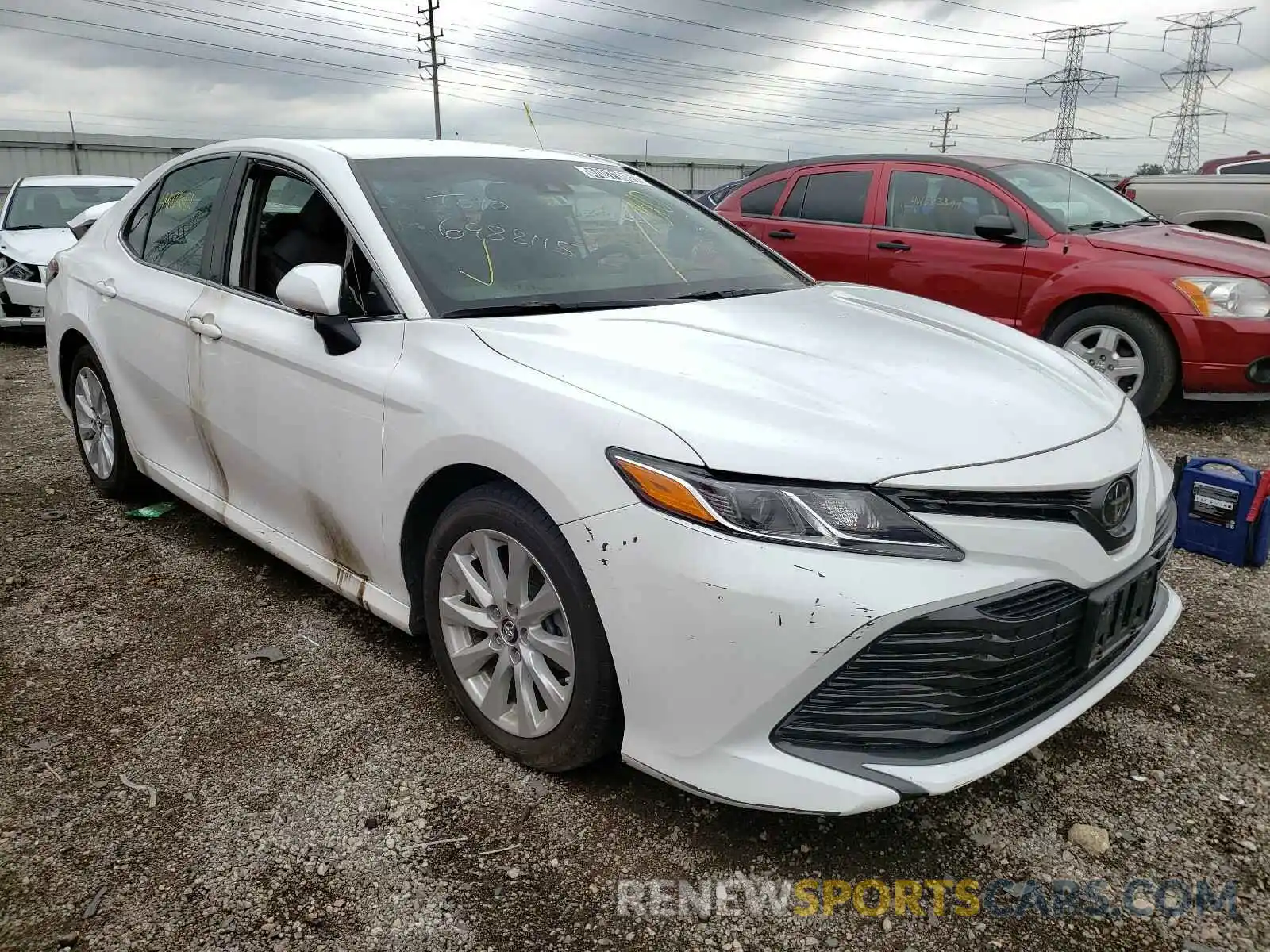 1 Photograph of a damaged car 4T1B11HK7KU773976 TOYOTA CAMRY 2019