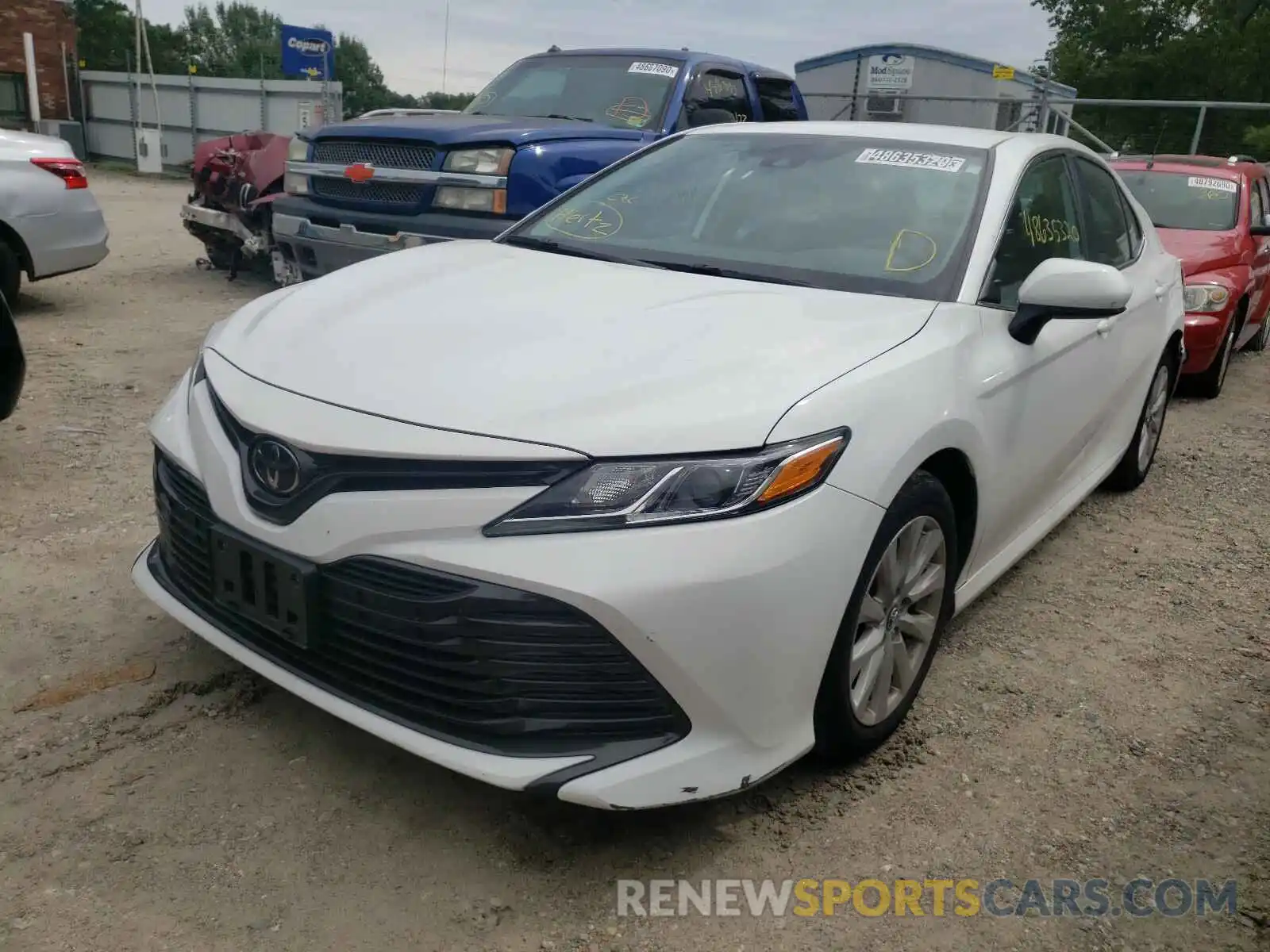 2 Photograph of a damaged car 4T1B11HK7KU775436 TOYOTA CAMRY 2019