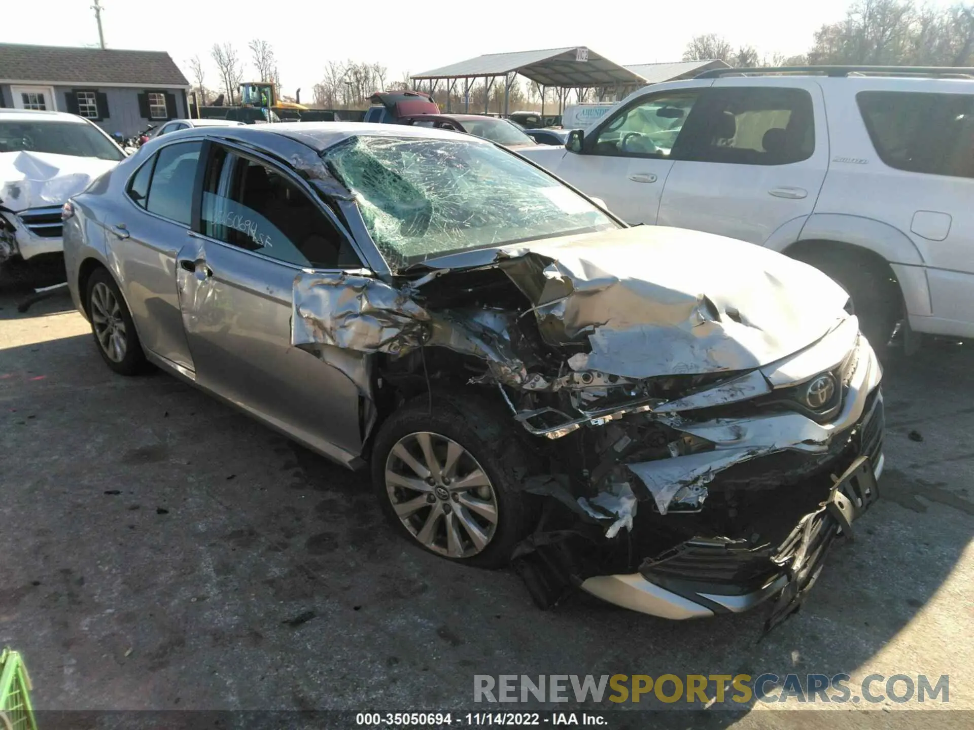 1 Photograph of a damaged car 4T1B11HK7KU780488 TOYOTA CAMRY 2019
