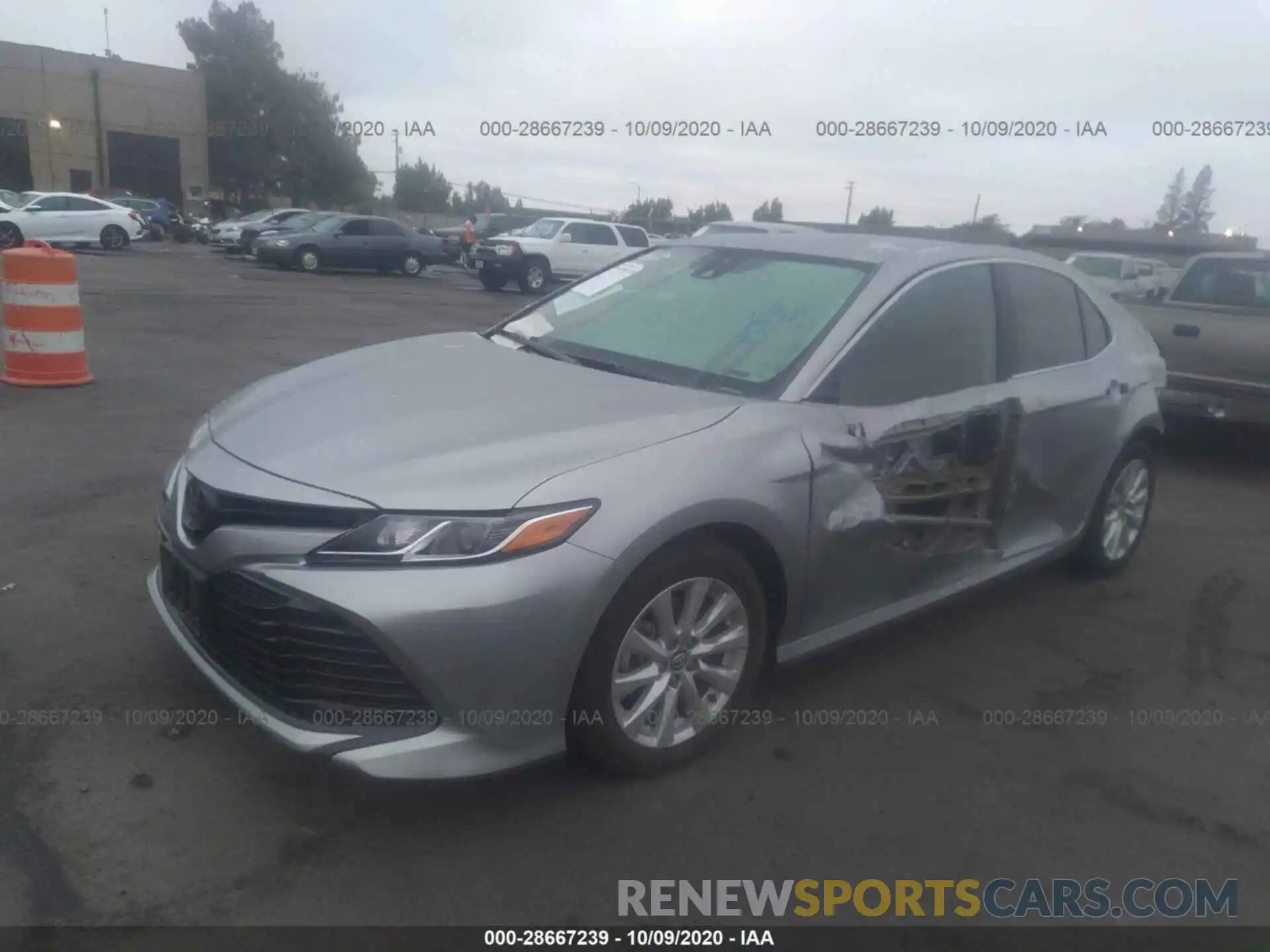 2 Photograph of a damaged car 4T1B11HK7KU780944 TOYOTA CAMRY 2019