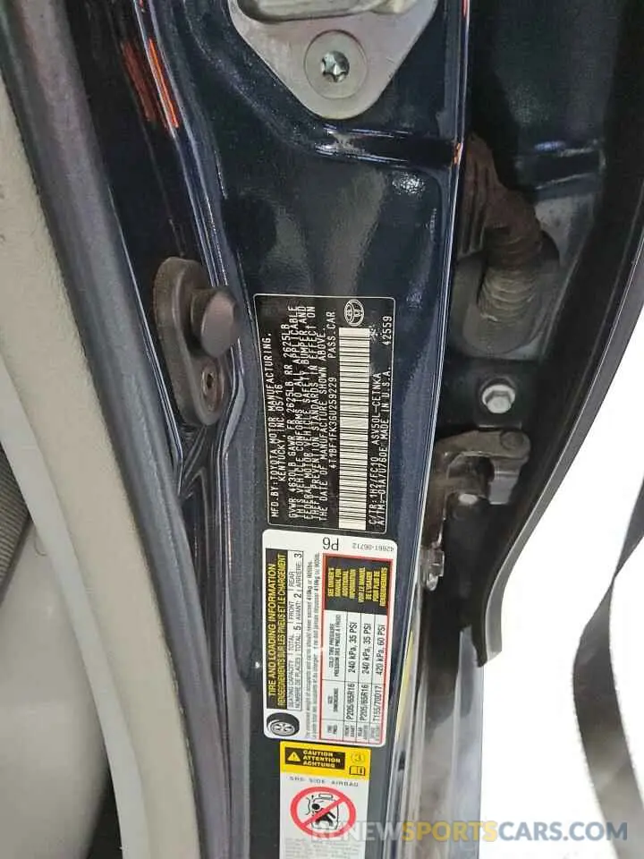 13 Photograph of a damaged car 4T1B11HK7KU794794 TOYOTA CAMRY 2019
