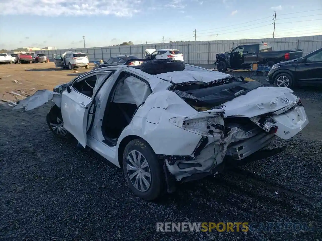 3 Photograph of a damaged car 4T1B11HK7KU801291 TOYOTA CAMRY 2019