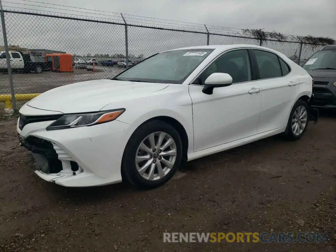 1 Photograph of a damaged car 4T1B11HK7KU801789 TOYOTA CAMRY 2019