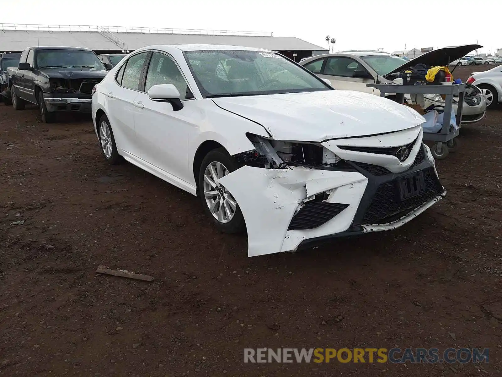 1 Photograph of a damaged car 4T1B11HK7KU803994 TOYOTA CAMRY 2019