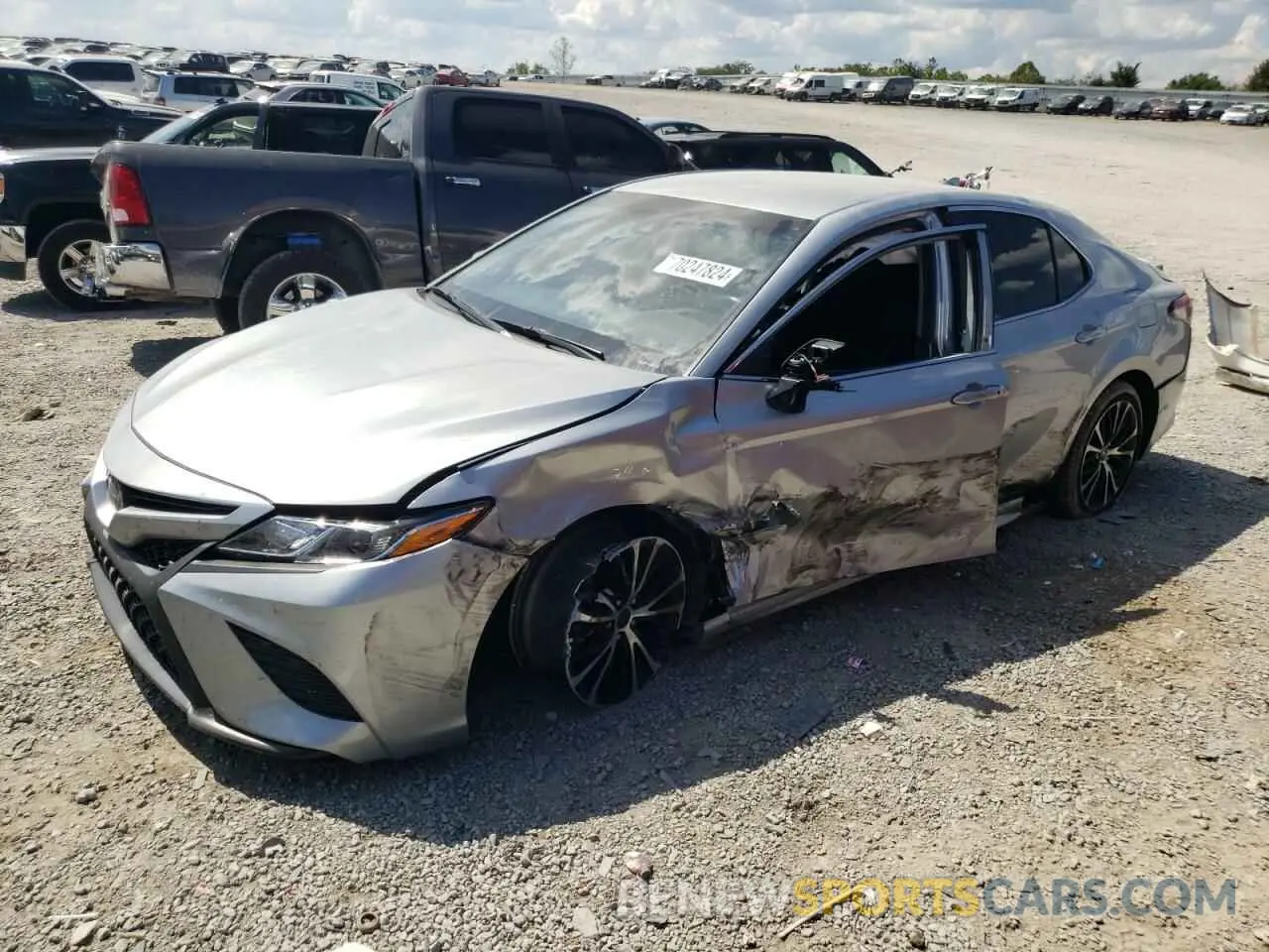 1 Photograph of a damaged car 4T1B11HK7KU804448 TOYOTA CAMRY 2019