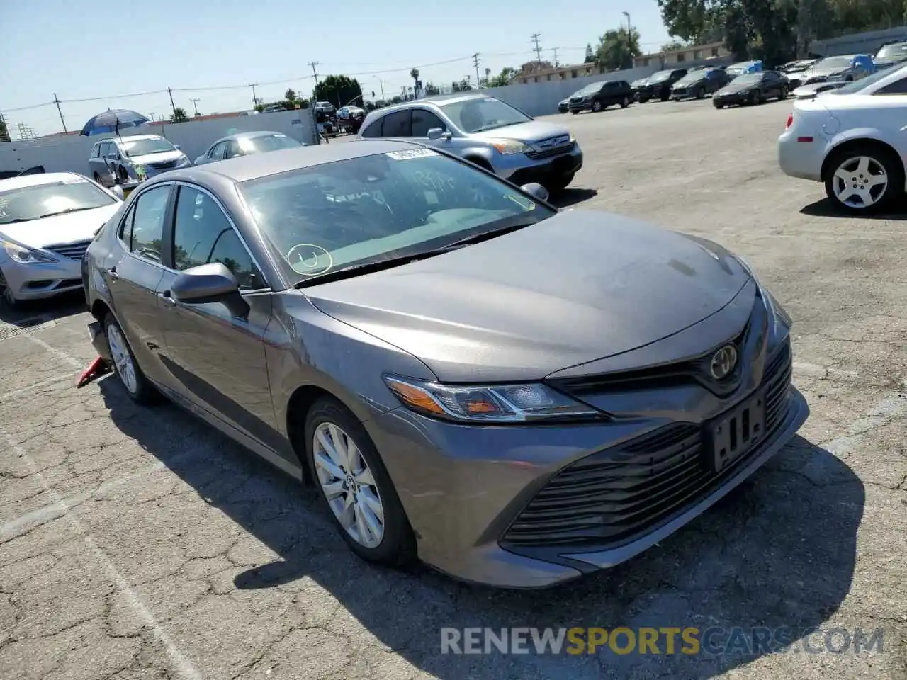 1 Photograph of a damaged car 4T1B11HK7KU807737 TOYOTA CAMRY 2019