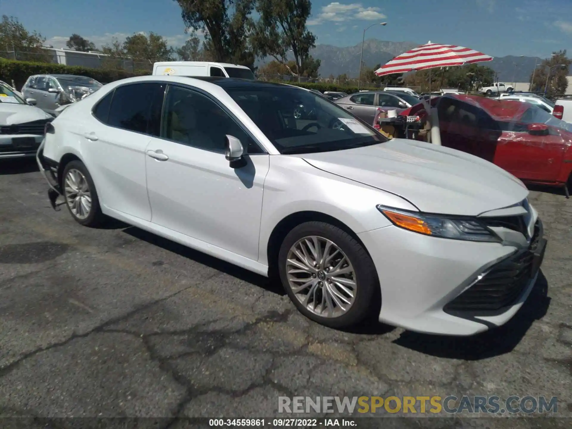 1 Photograph of a damaged car 4T1B11HK7KU812159 TOYOTA CAMRY 2019