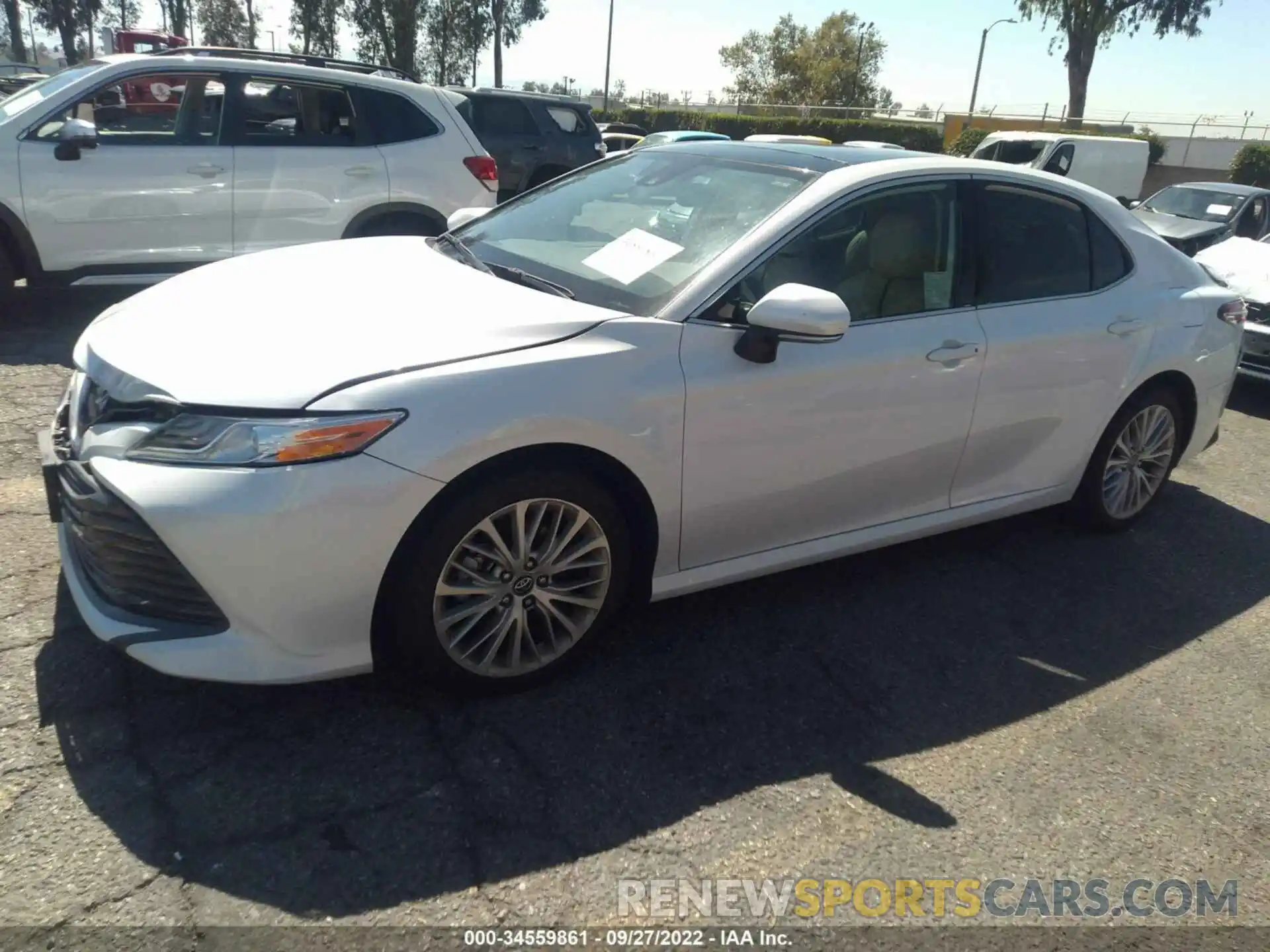 2 Photograph of a damaged car 4T1B11HK7KU812159 TOYOTA CAMRY 2019