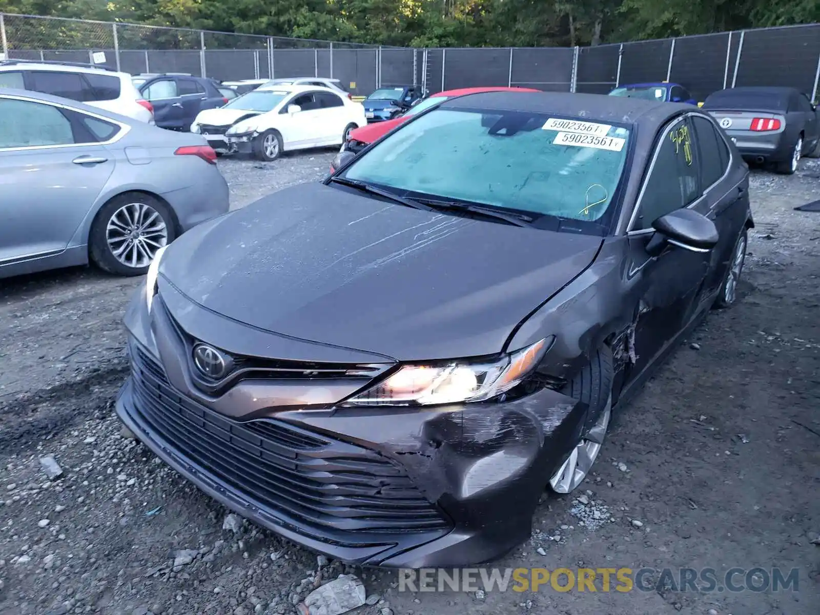 2 Photograph of a damaged car 4T1B11HK7KU817264 TOYOTA CAMRY 2019