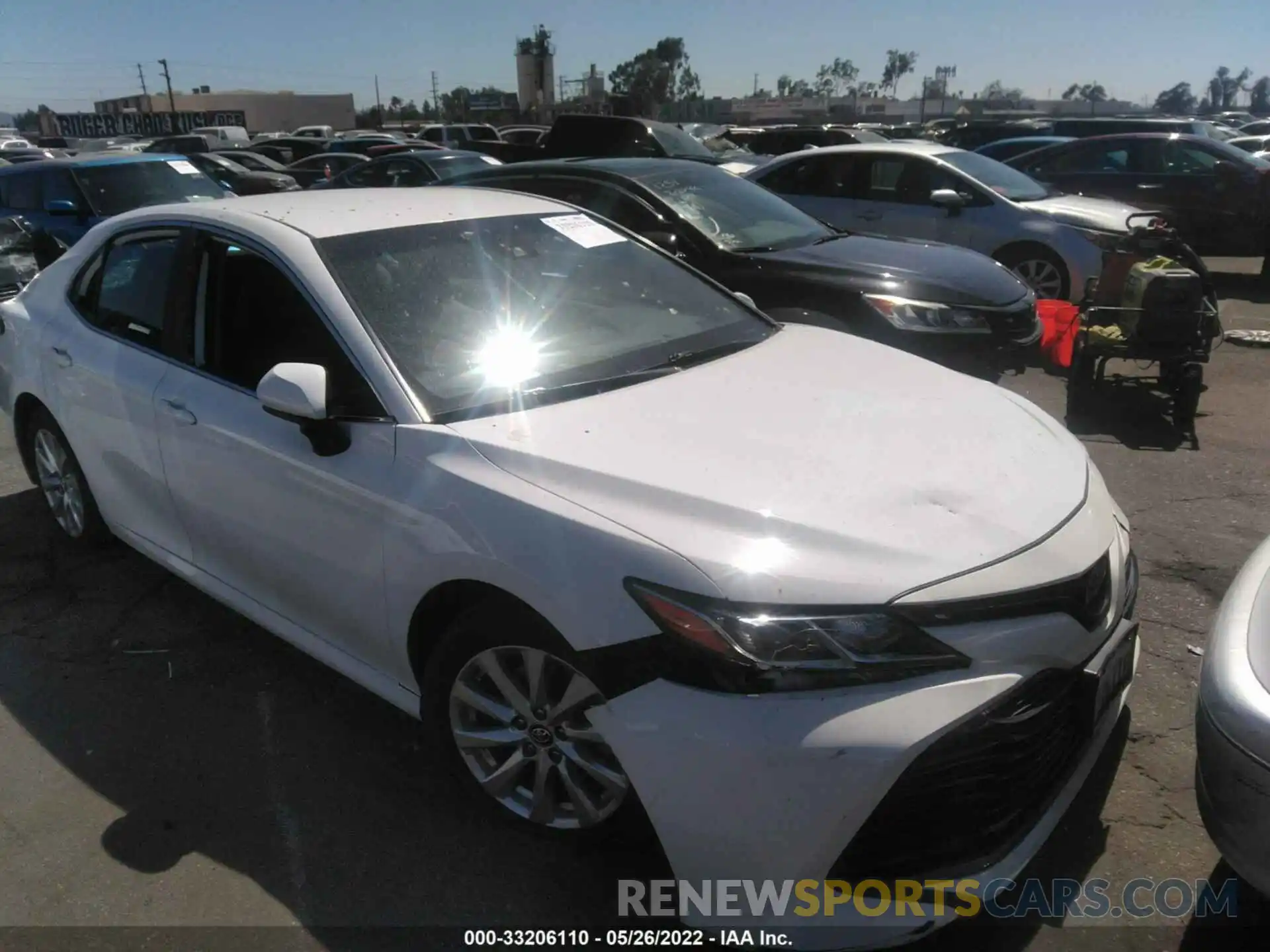 1 Photograph of a damaged car 4T1B11HK7KU819385 TOYOTA CAMRY 2019