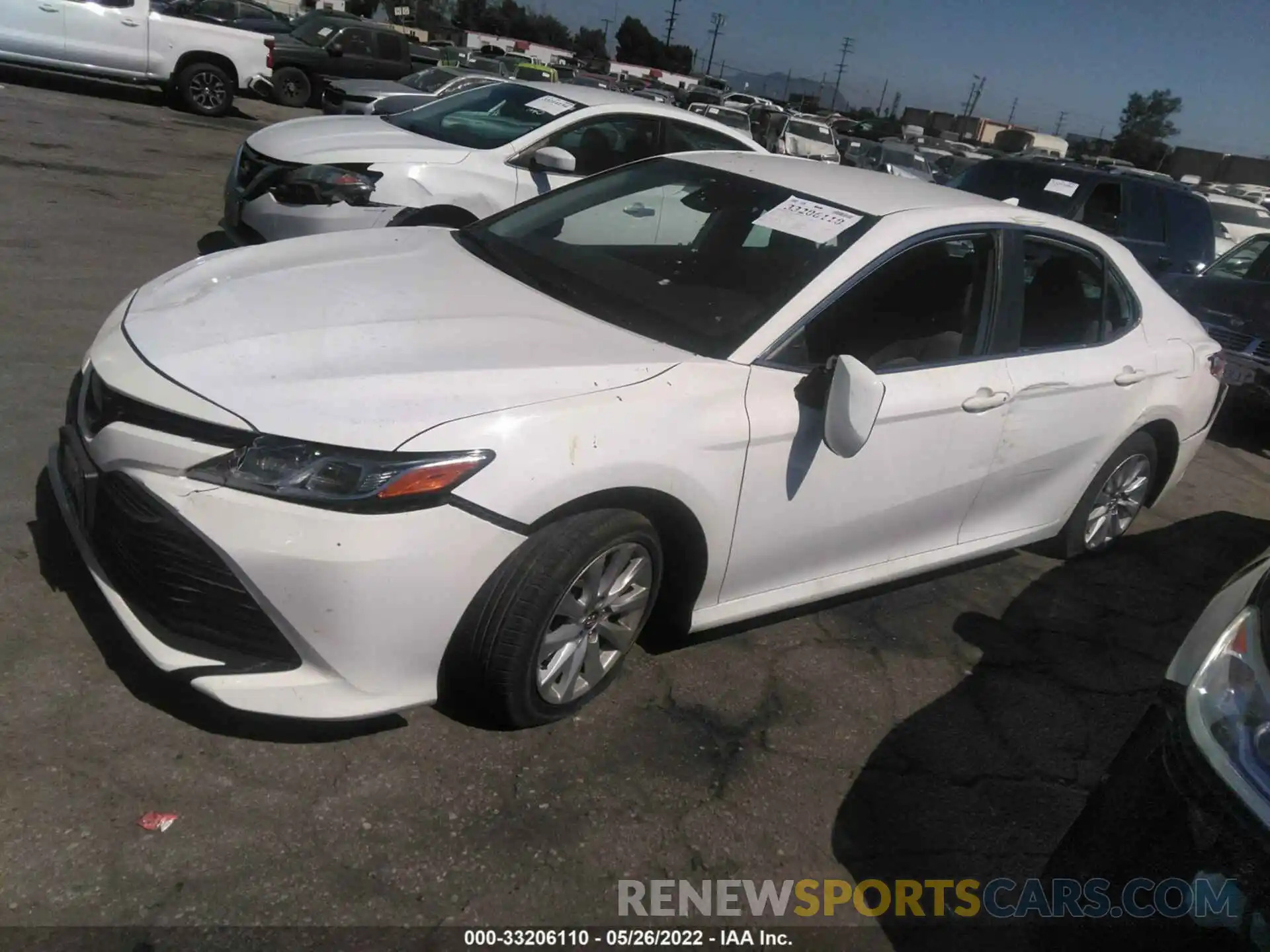 2 Photograph of a damaged car 4T1B11HK7KU819385 TOYOTA CAMRY 2019