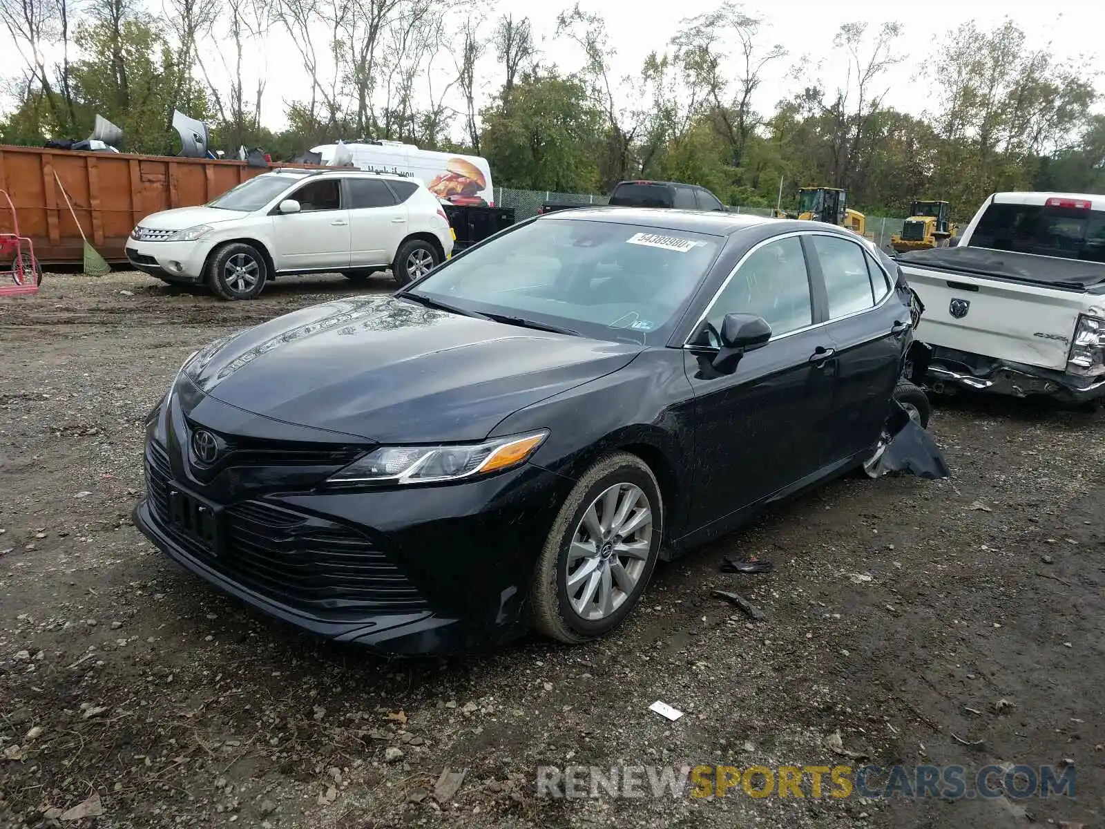 2 Photograph of a damaged car 4T1B11HK7KU820777 TOYOTA CAMRY 2019