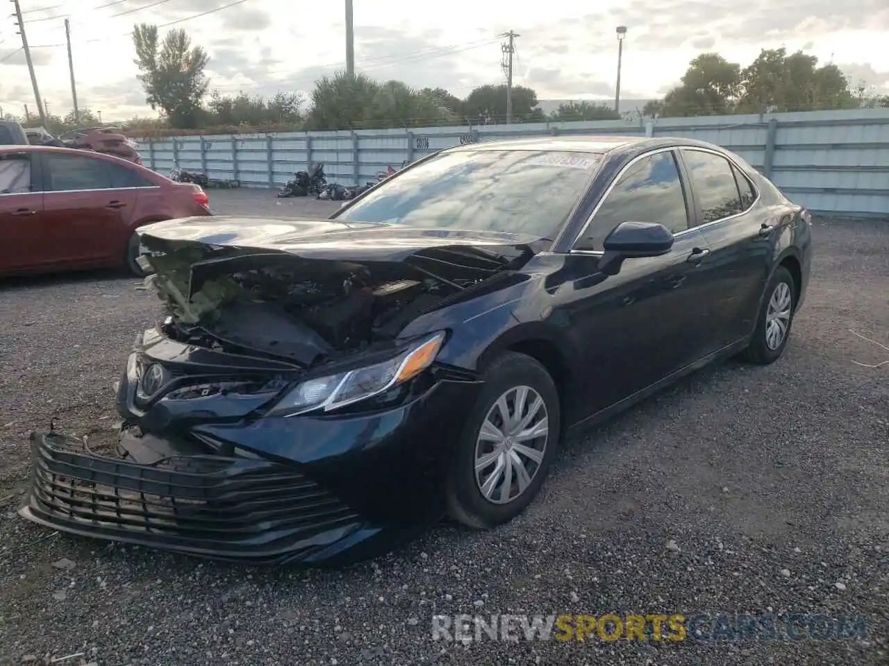 2 Photograph of a damaged car 4T1B11HK7KU821783 TOYOTA CAMRY 2019