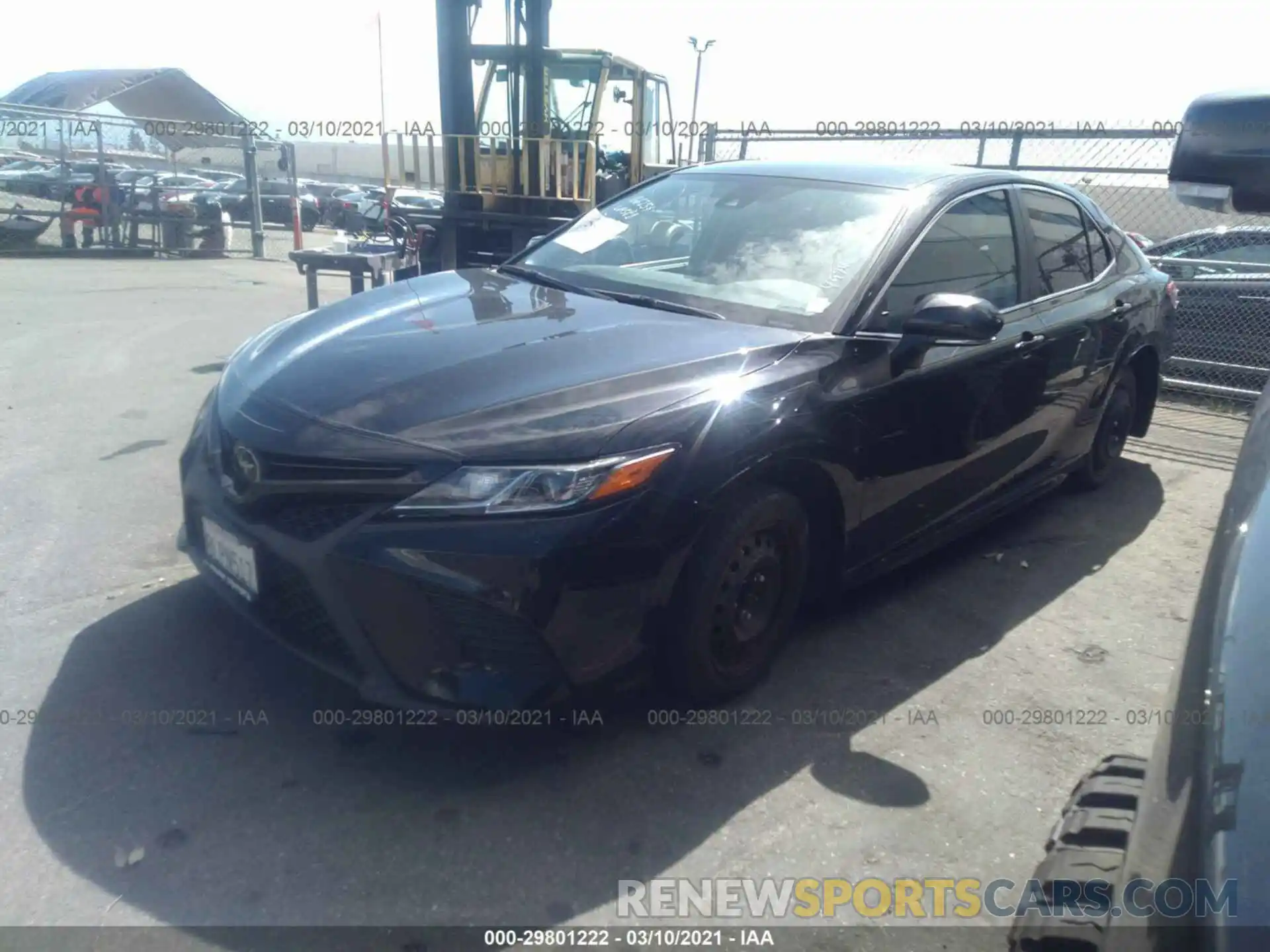 2 Photograph of a damaged car 4T1B11HK7KU824974 TOYOTA CAMRY 2019