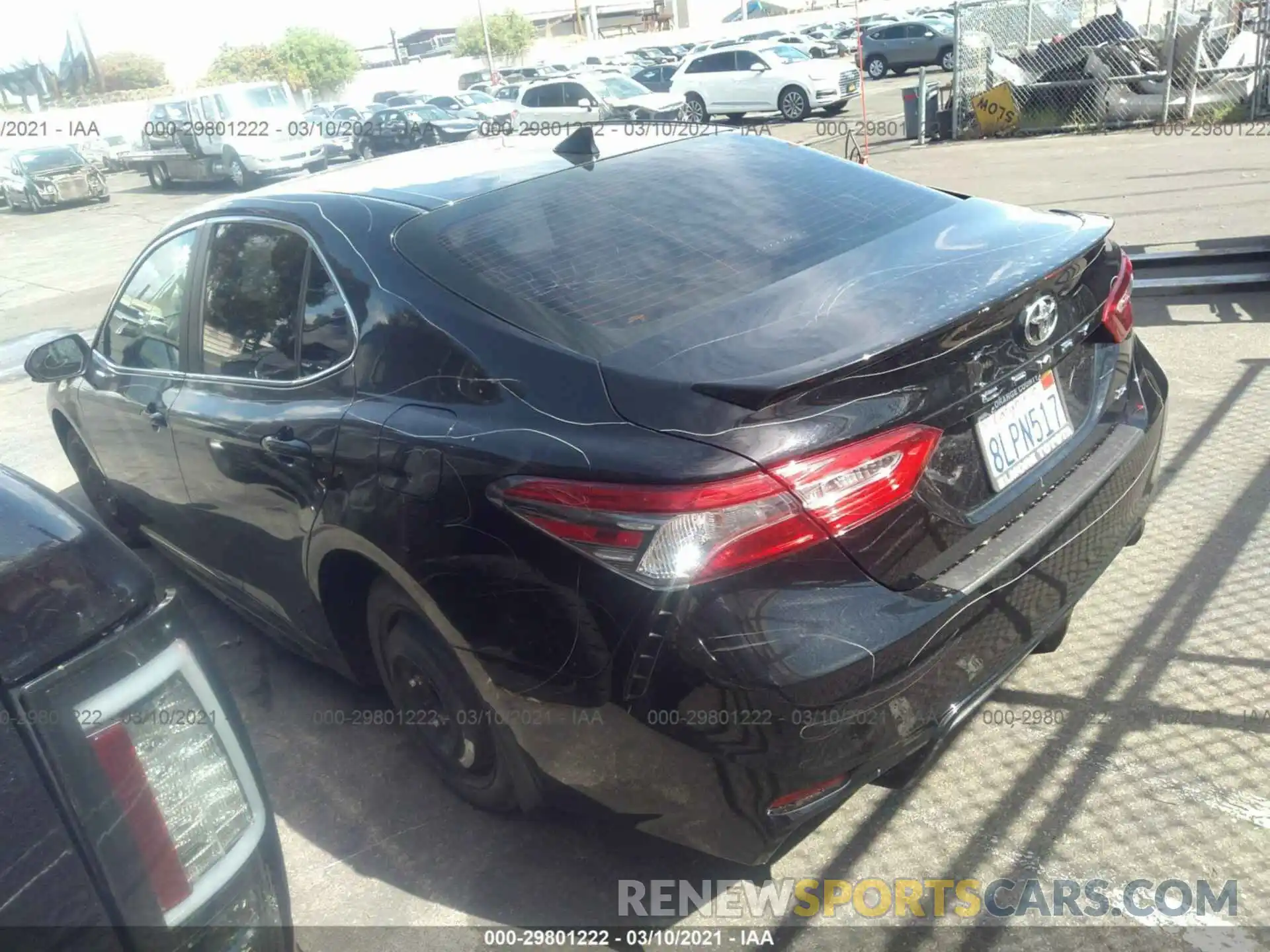 3 Photograph of a damaged car 4T1B11HK7KU824974 TOYOTA CAMRY 2019