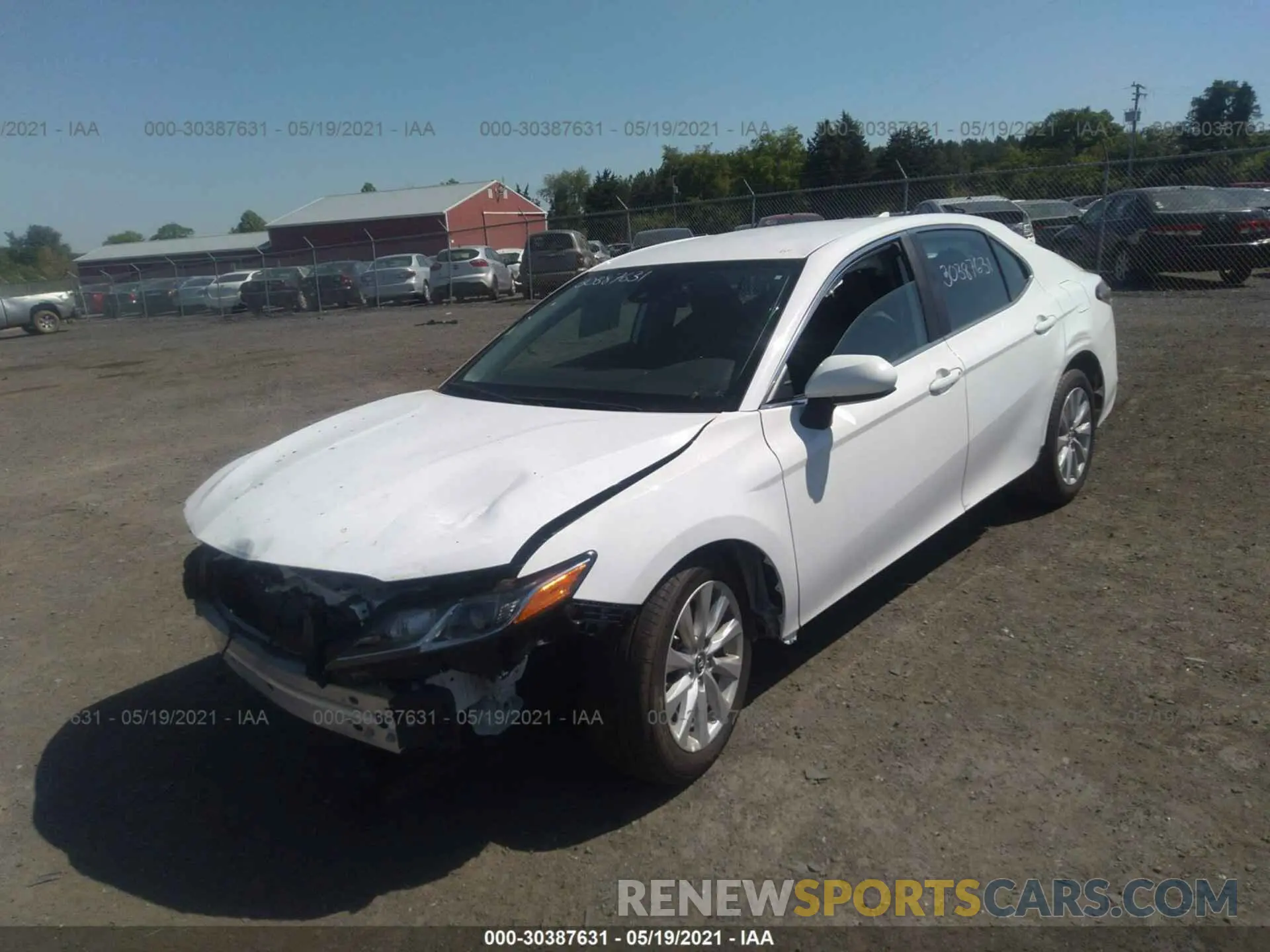 2 Photograph of a damaged car 4T1B11HK7KU828720 TOYOTA CAMRY 2019