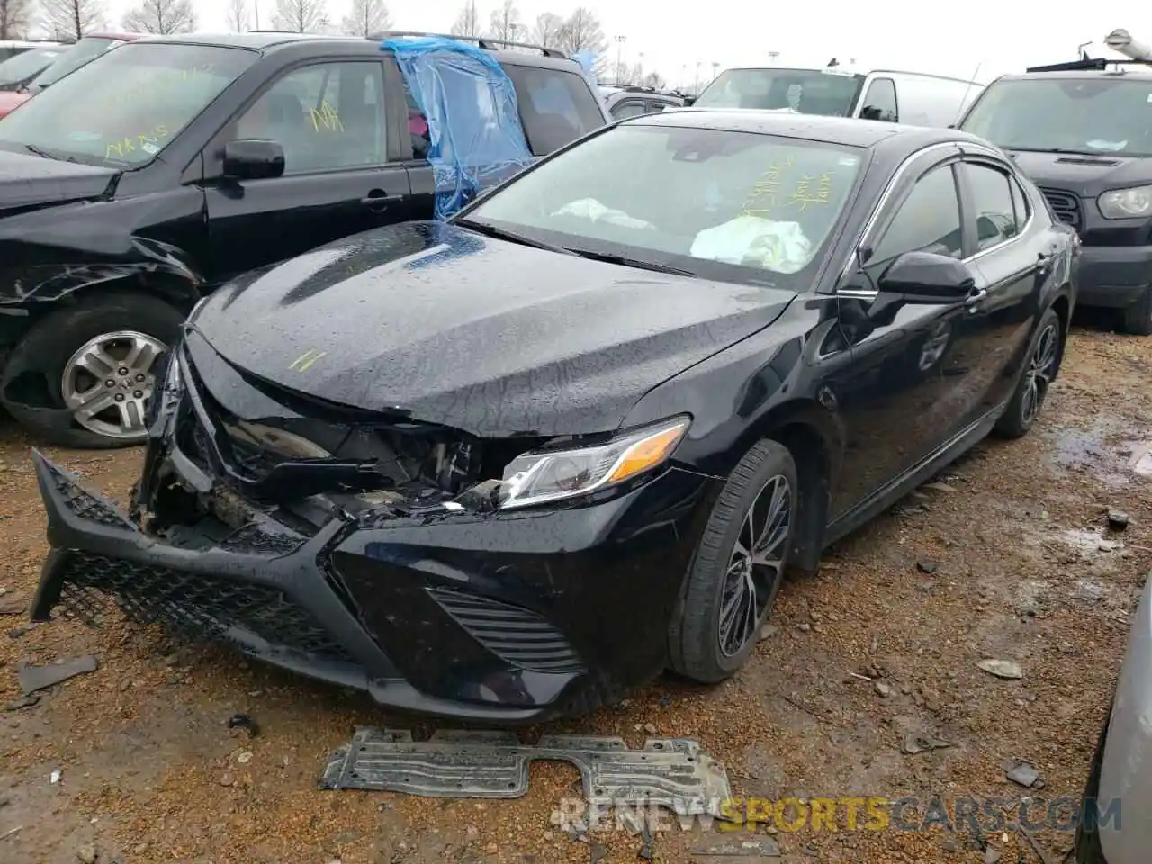 2 Photograph of a damaged car 4T1B11HK7KU829799 TOYOTA CAMRY 2019