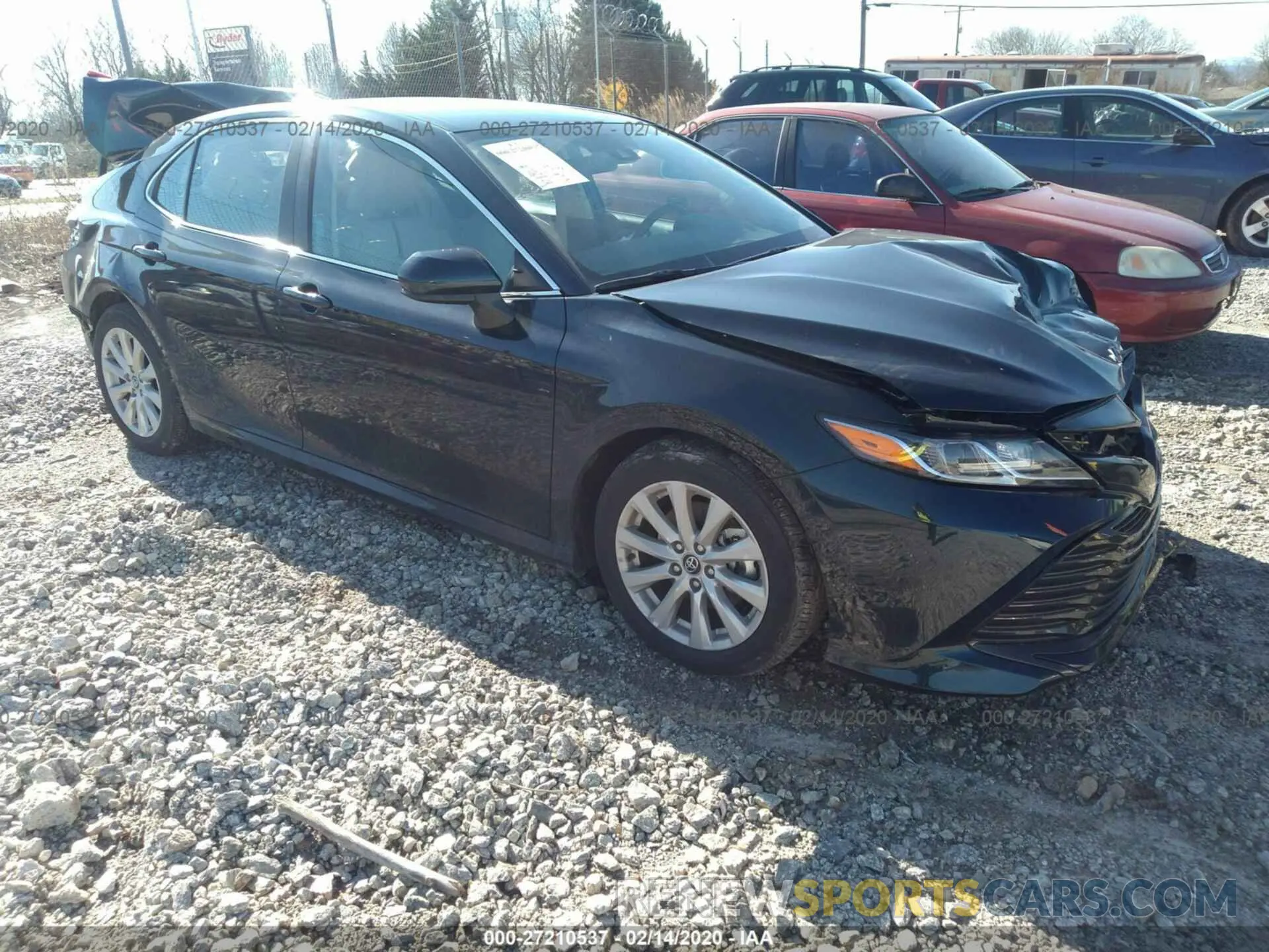 1 Photograph of a damaged car 4T1B11HK7KU836090 TOYOTA CAMRY 2019