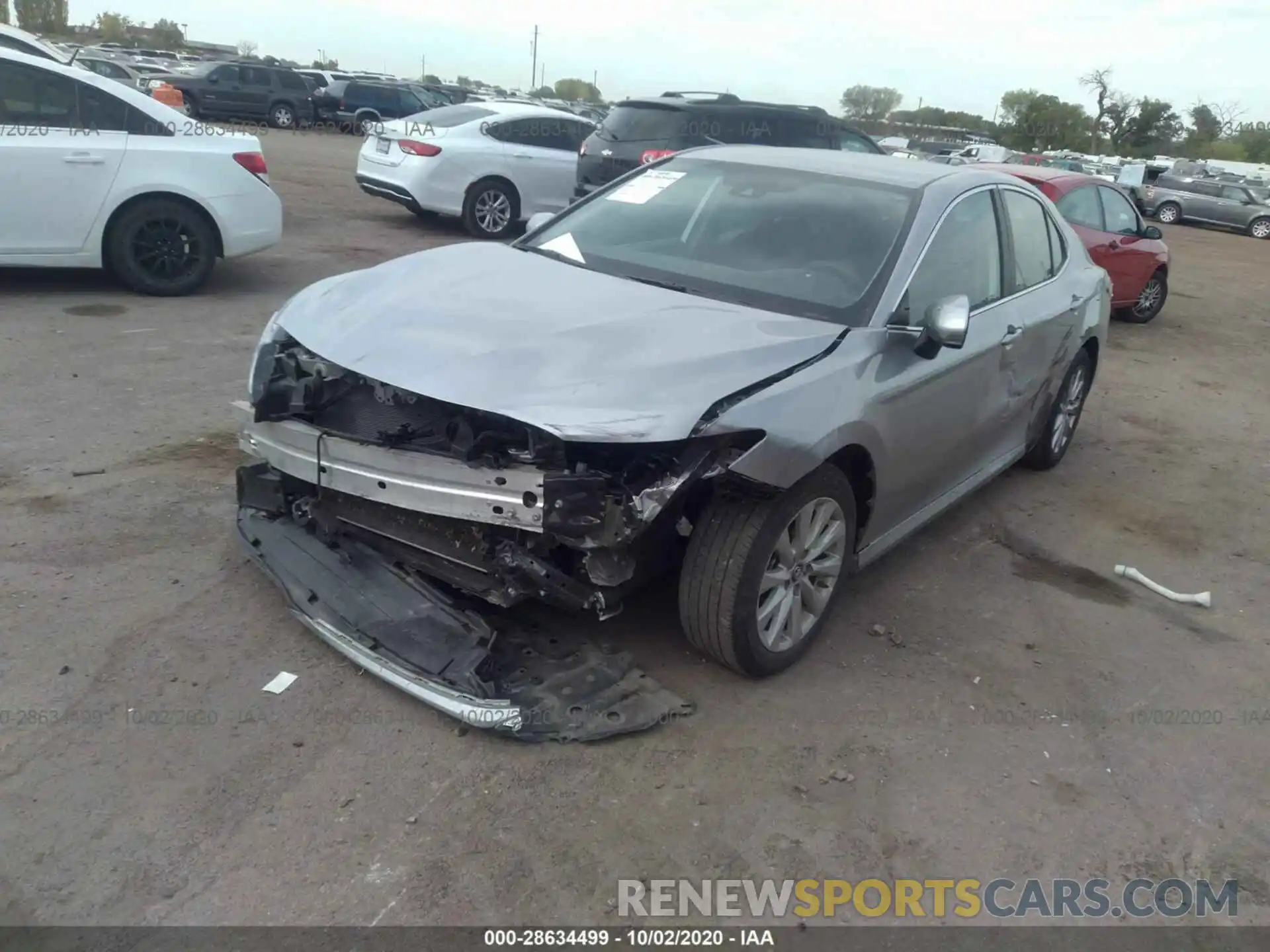 2 Photograph of a damaged car 4T1B11HK7KU847204 TOYOTA CAMRY 2019