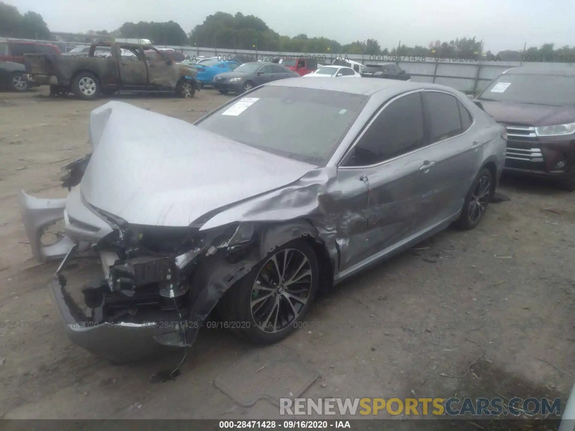 2 Photograph of a damaged car 4T1B11HK7KU847235 TOYOTA CAMRY 2019