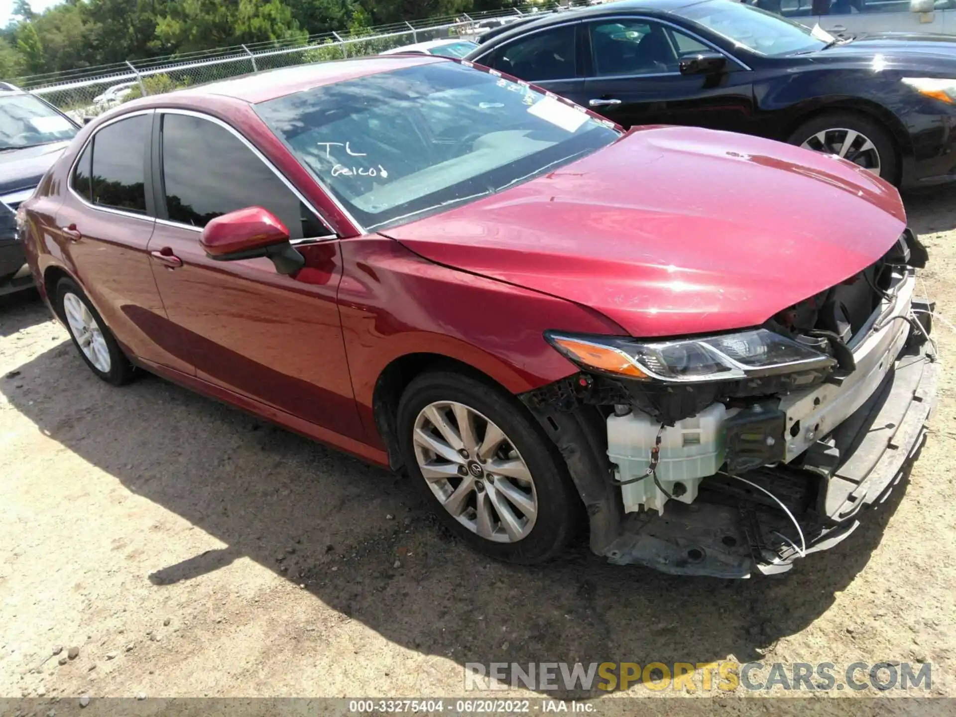 1 Photograph of a damaged car 4T1B11HK7KU848546 TOYOTA CAMRY 2019