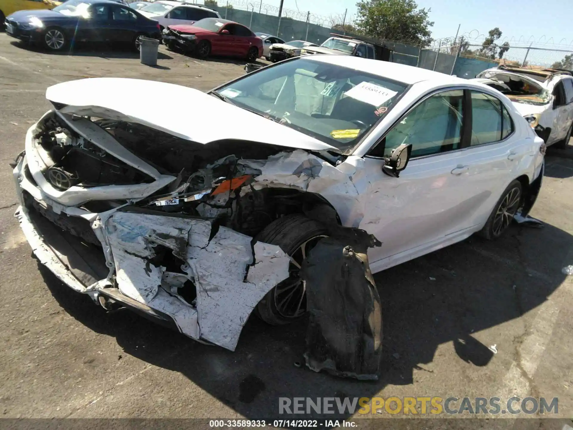 2 Photograph of a damaged car 4T1B11HK7KU849678 TOYOTA CAMRY 2019