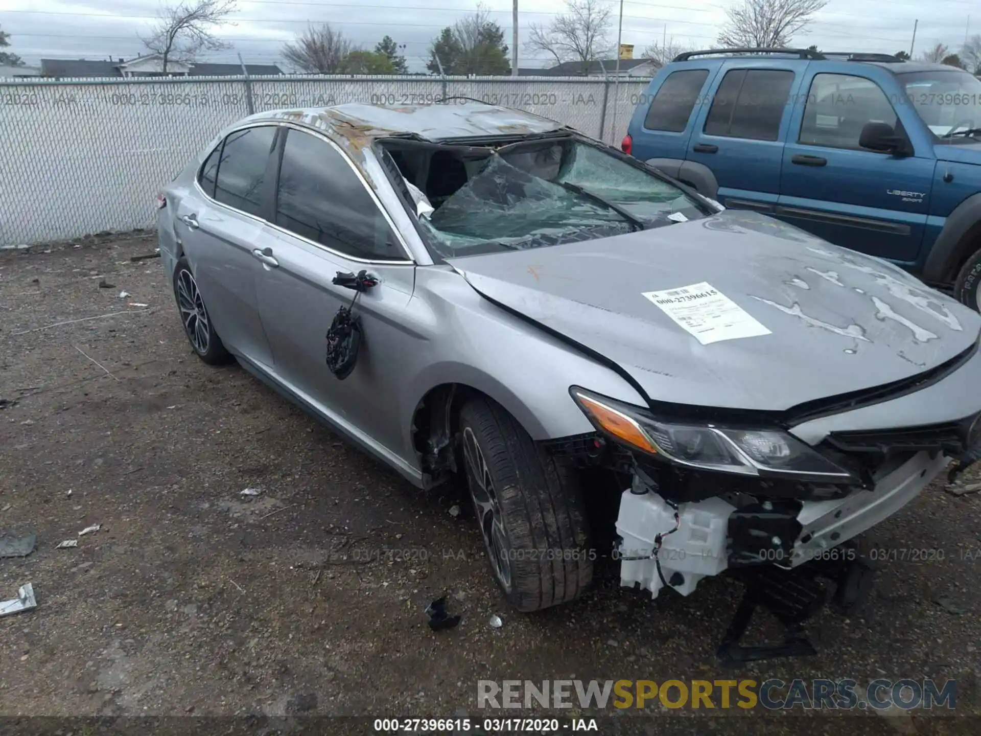 1 Photograph of a damaged car 4T1B11HK7KU853536 TOYOTA CAMRY 2019