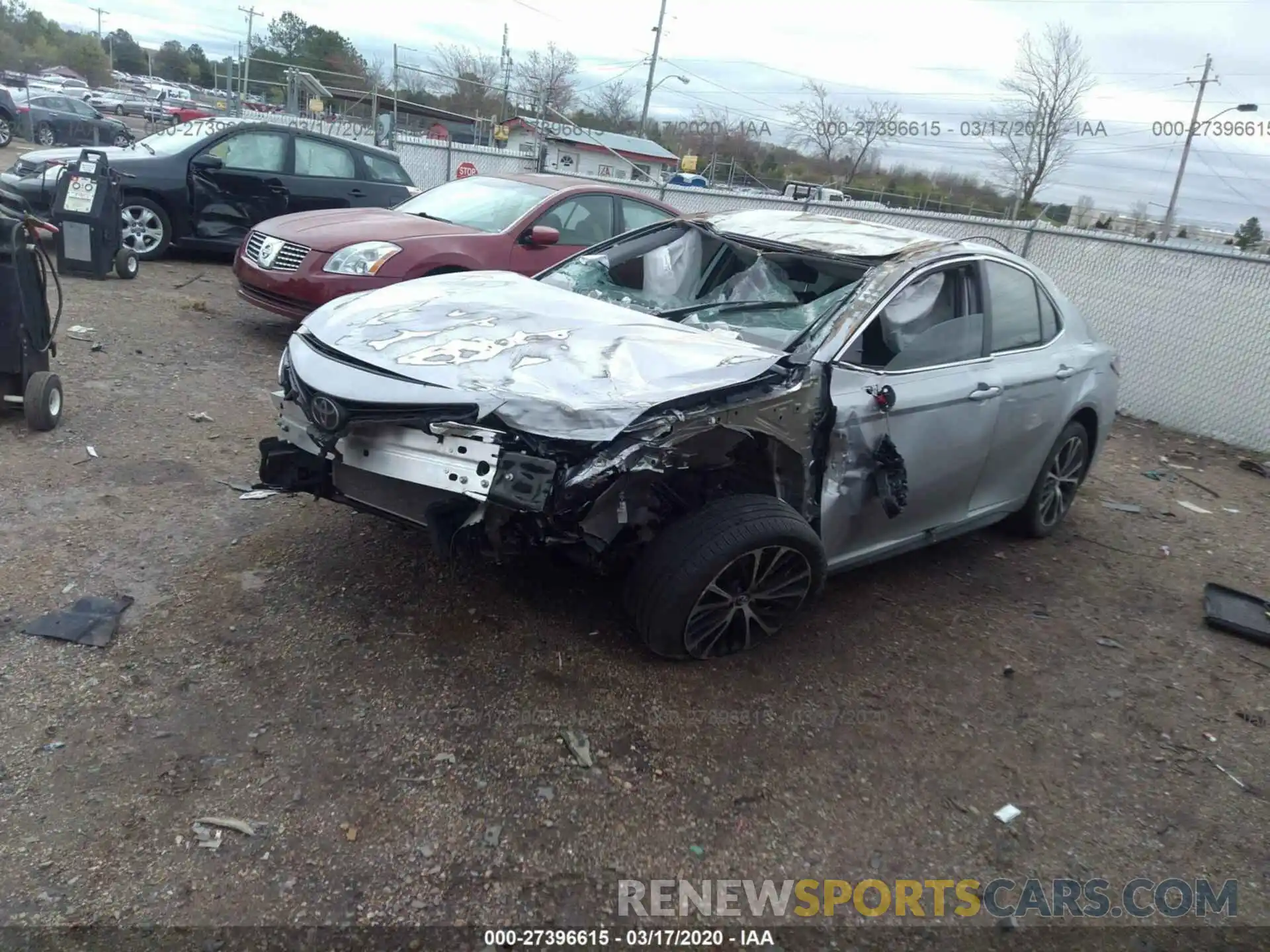 2 Photograph of a damaged car 4T1B11HK7KU853536 TOYOTA CAMRY 2019