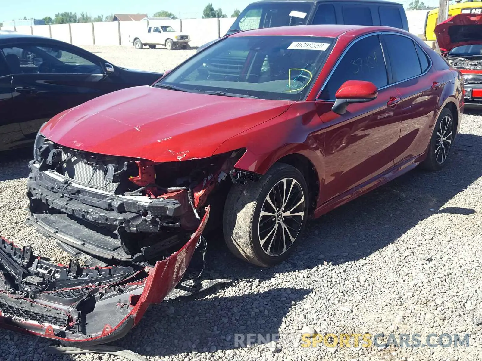 2 Photograph of a damaged car 4T1B11HK8KU165920 TOYOTA CAMRY 2019