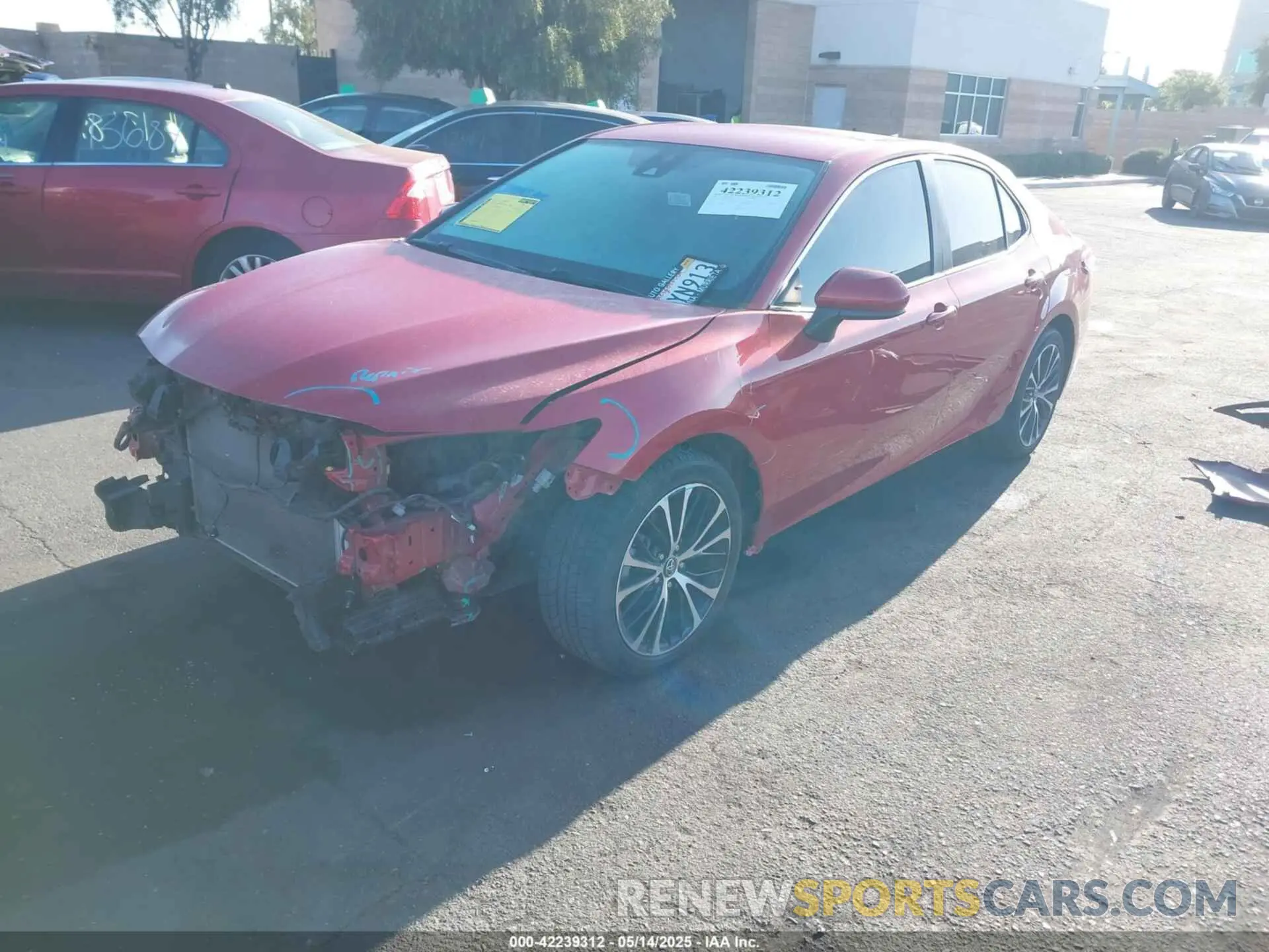 2 Photograph of a damaged car 4T1B11HK8KU174469 TOYOTA CAMRY 2019