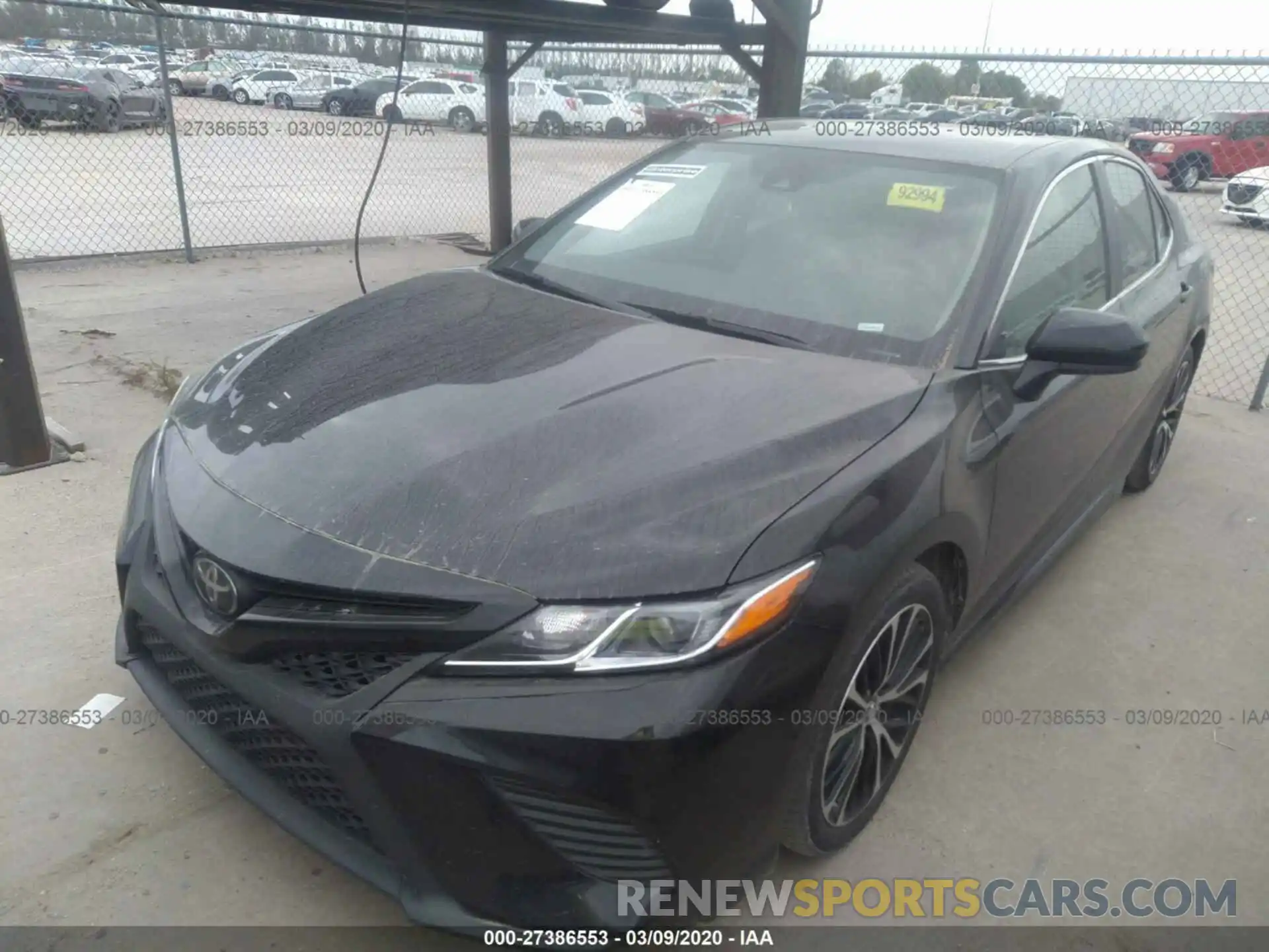 2 Photograph of a damaged car 4T1B11HK8KU176982 TOYOTA CAMRY 2019