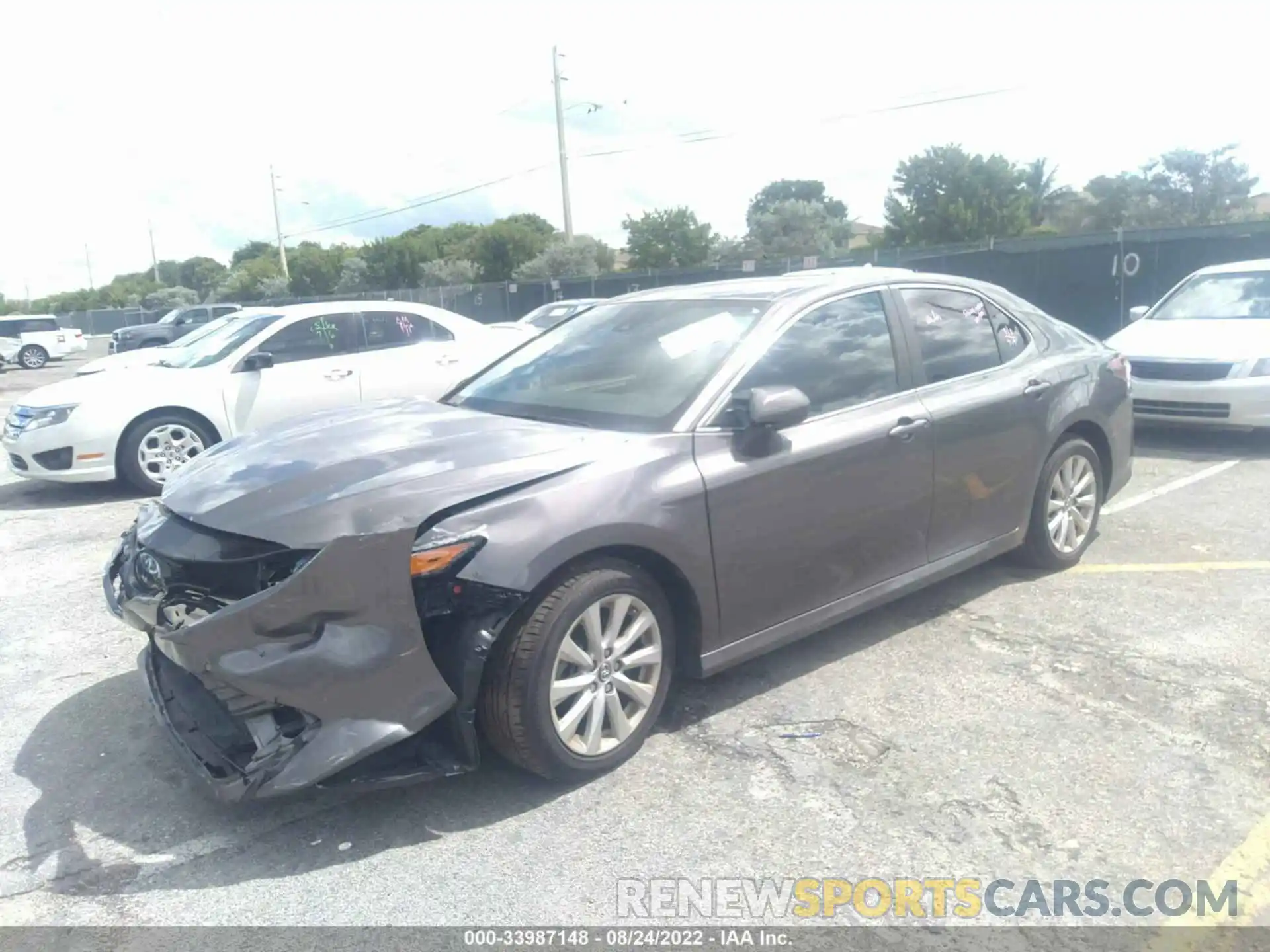 2 Photograph of a damaged car 4T1B11HK8KU181258 TOYOTA CAMRY 2019