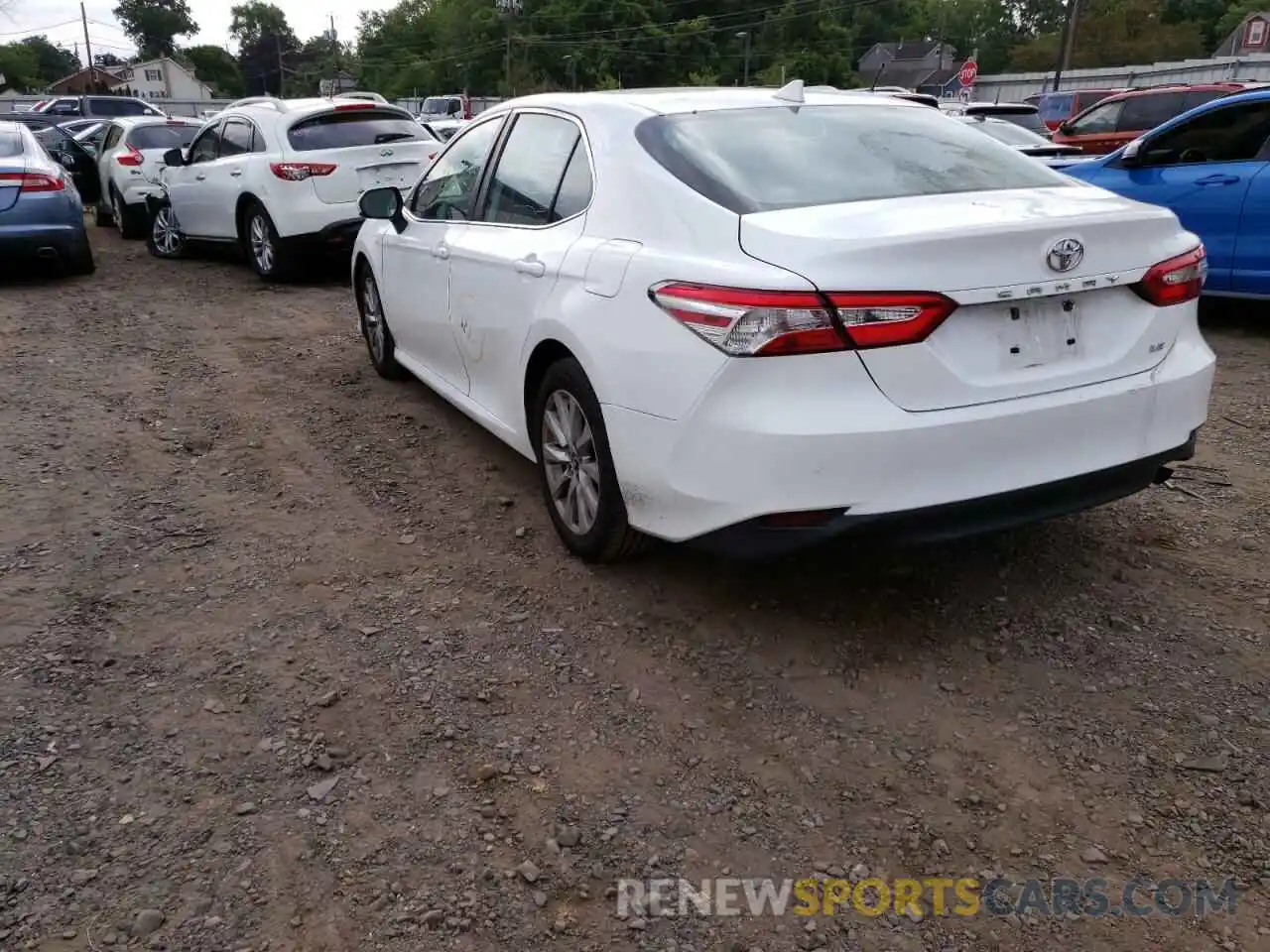 3 Photograph of a damaged car 4T1B11HK8KU181678 TOYOTA CAMRY 2019