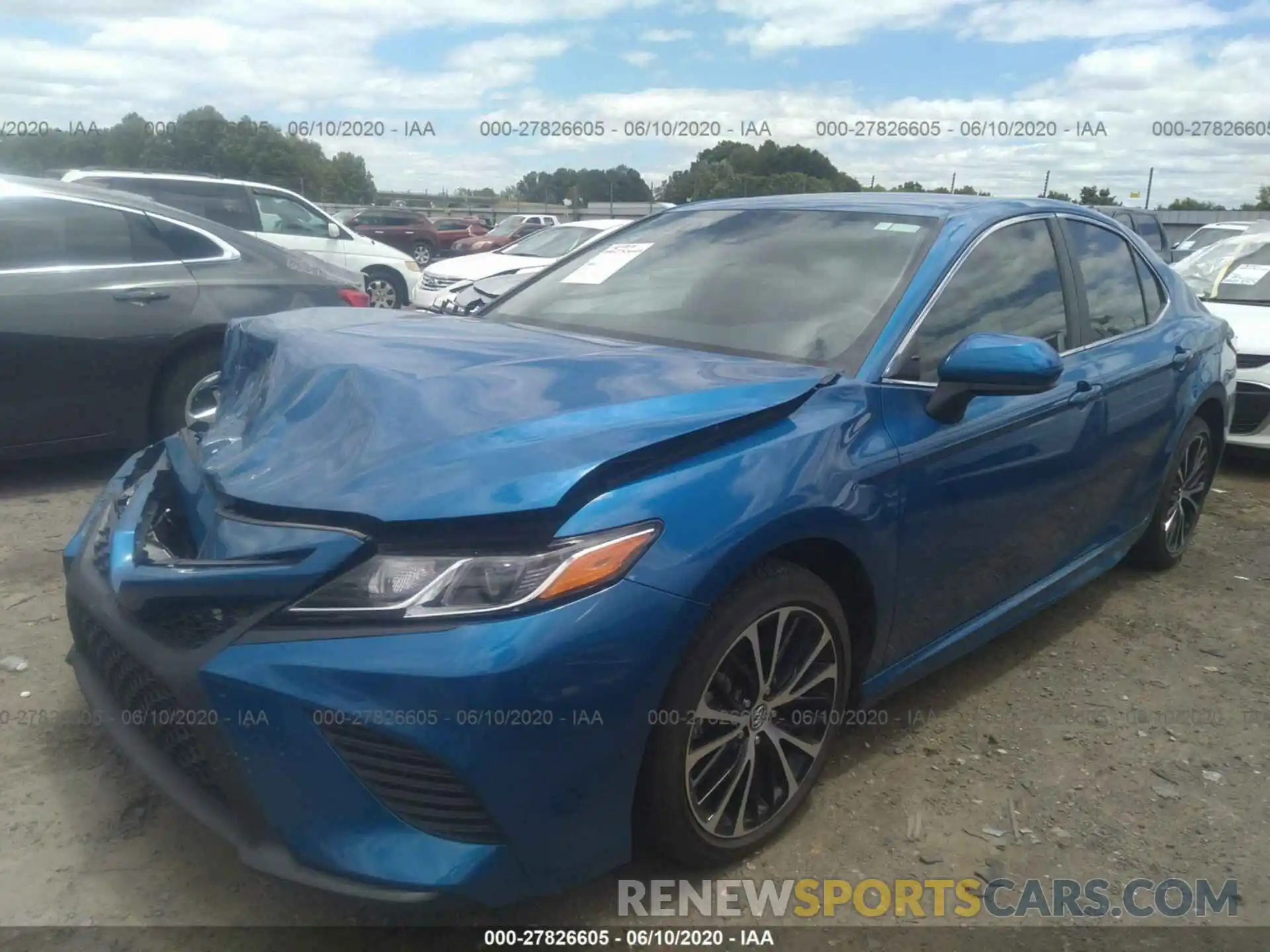 2 Photograph of a damaged car 4T1B11HK8KU187769 TOYOTA CAMRY 2019