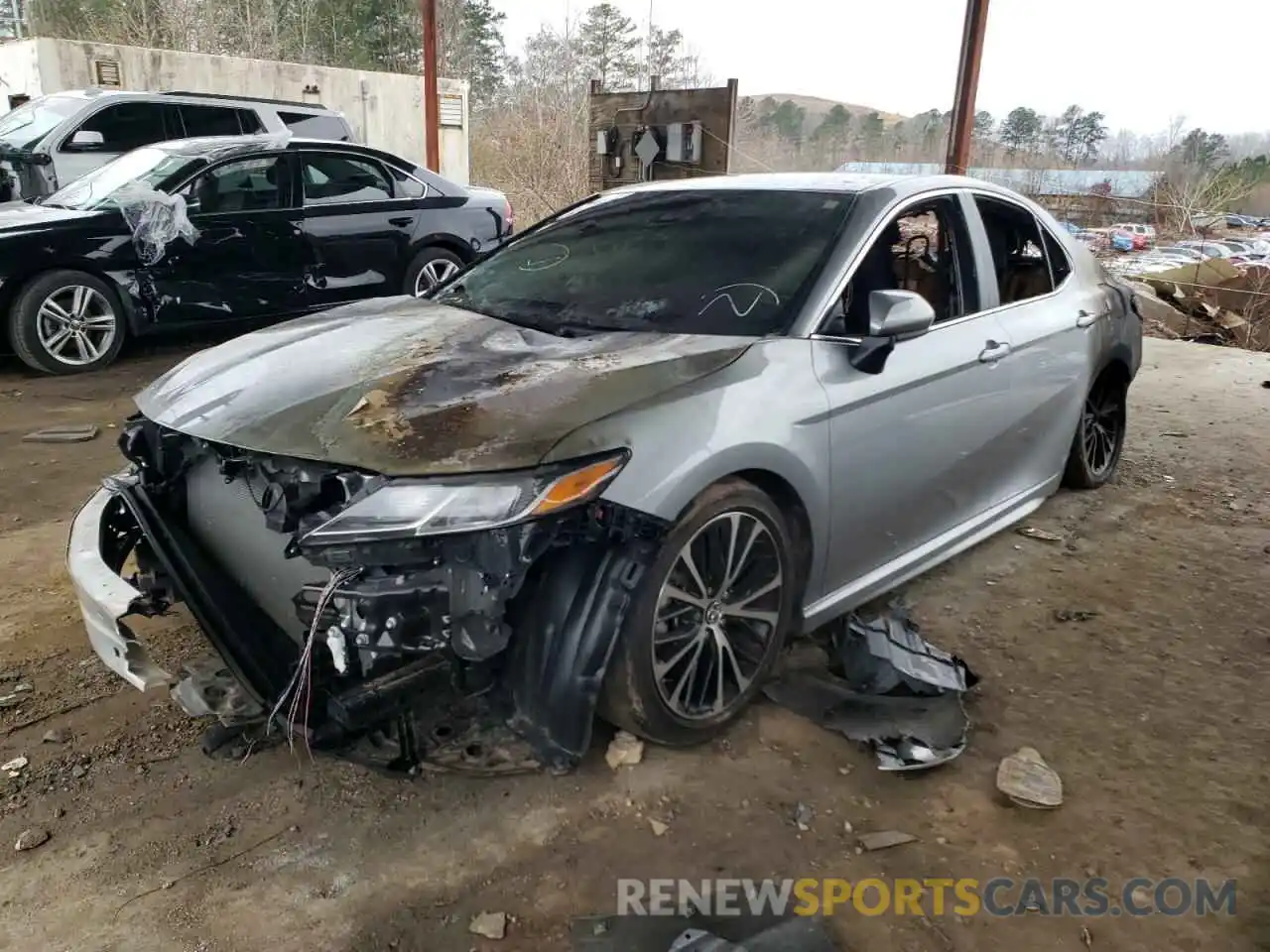 2 Photograph of a damaged car 4T1B11HK8KU187819 TOYOTA CAMRY 2019