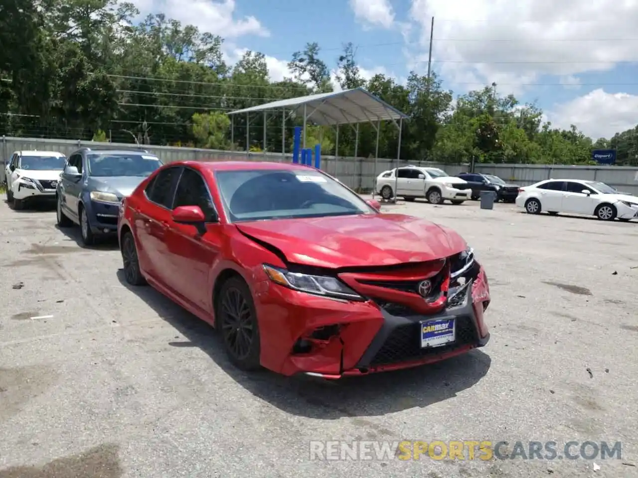 1 Photograph of a damaged car 4T1B11HK8KU190056 TOYOTA CAMRY 2019