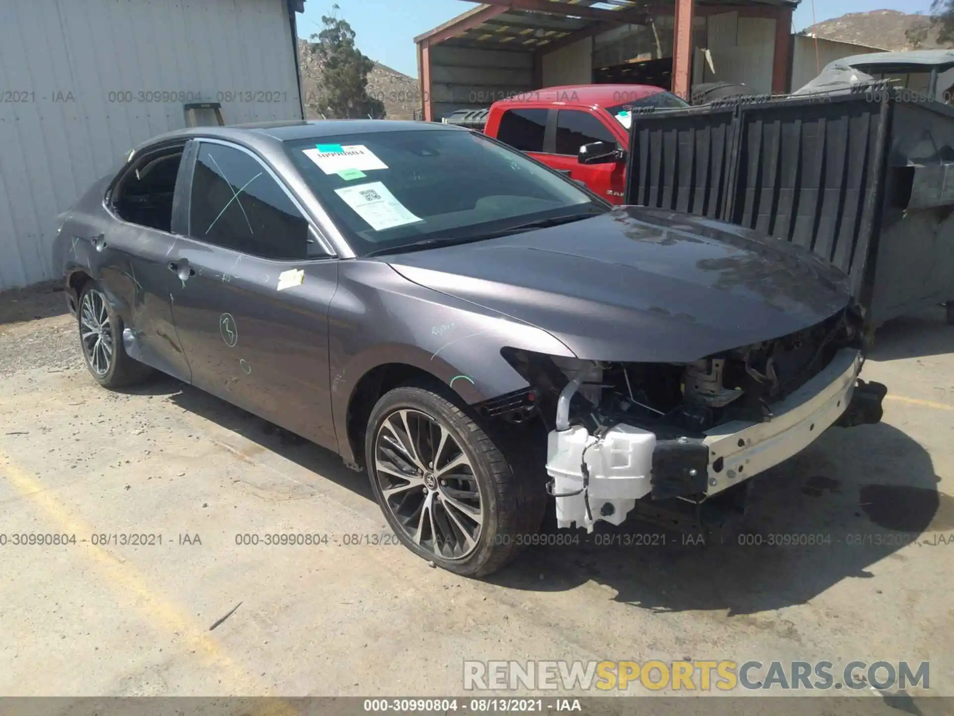 1 Photograph of a damaged car 4T1B11HK8KU191515 TOYOTA CAMRY 2019