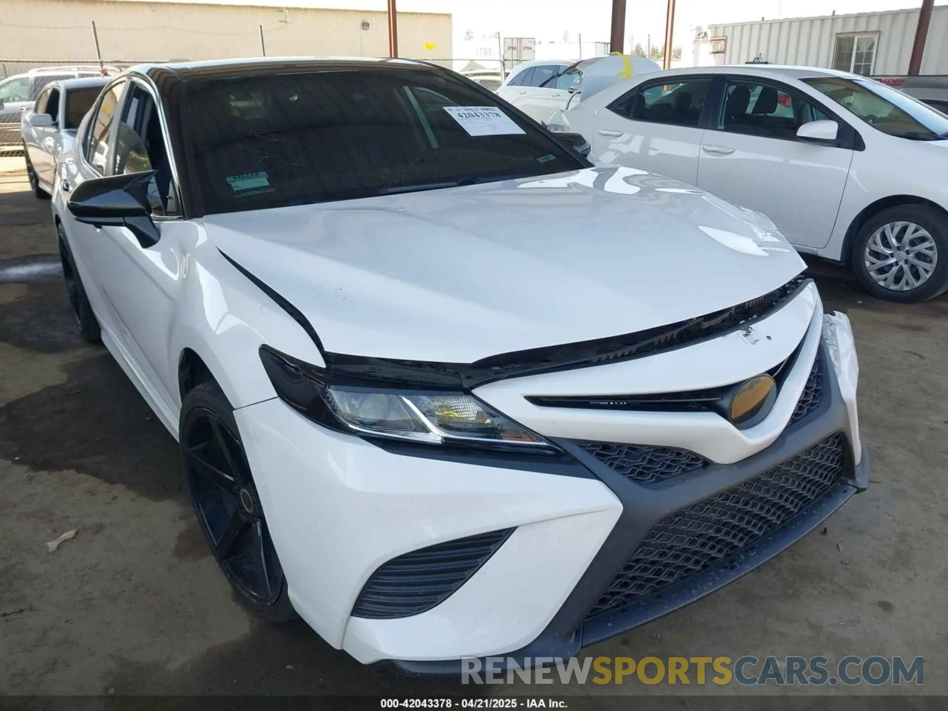 1 Photograph of a damaged car 4T1B11HK8KU191644 TOYOTA CAMRY 2019