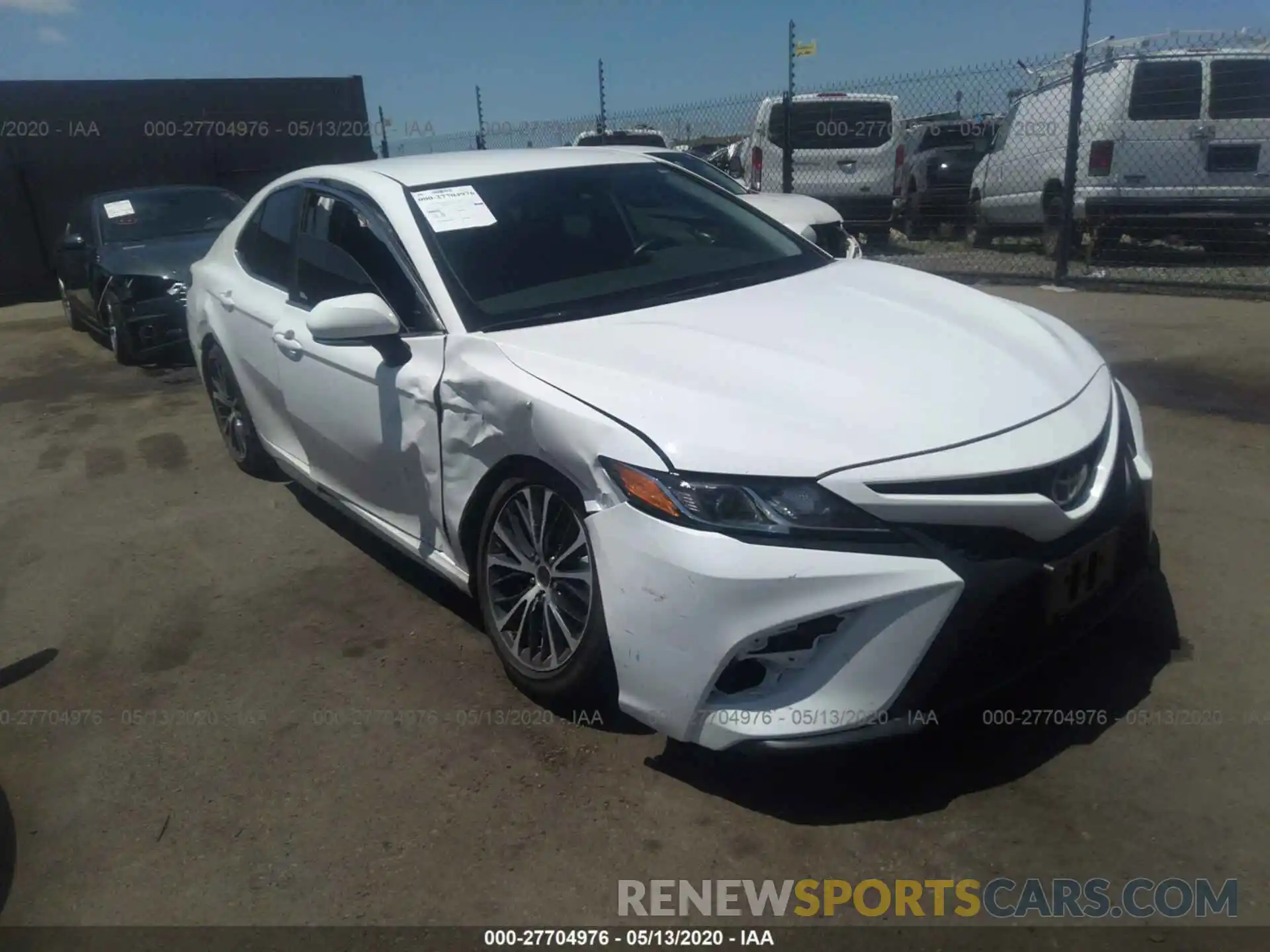 1 Photograph of a damaged car 4T1B11HK8KU193507 TOYOTA CAMRY 2019