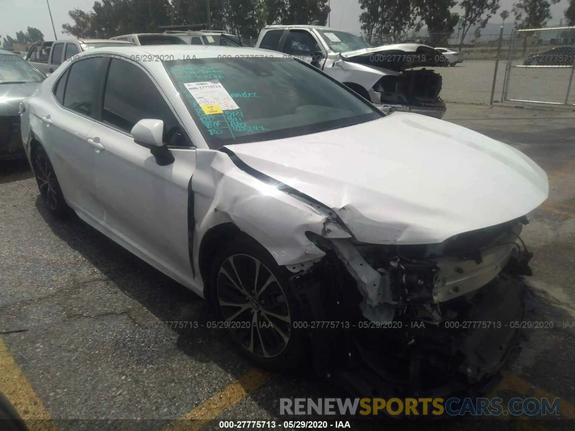 1 Photograph of a damaged car 4T1B11HK8KU197430 TOYOTA CAMRY 2019