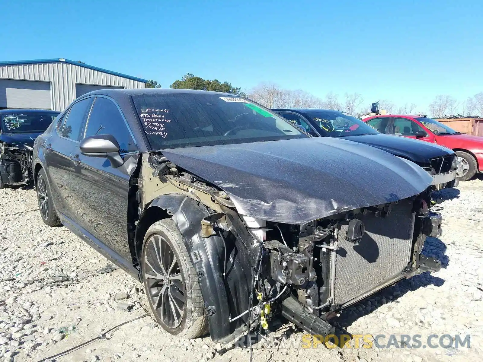 1 Photograph of a damaged car 4T1B11HK8KU205168 TOYOTA CAMRY 2019