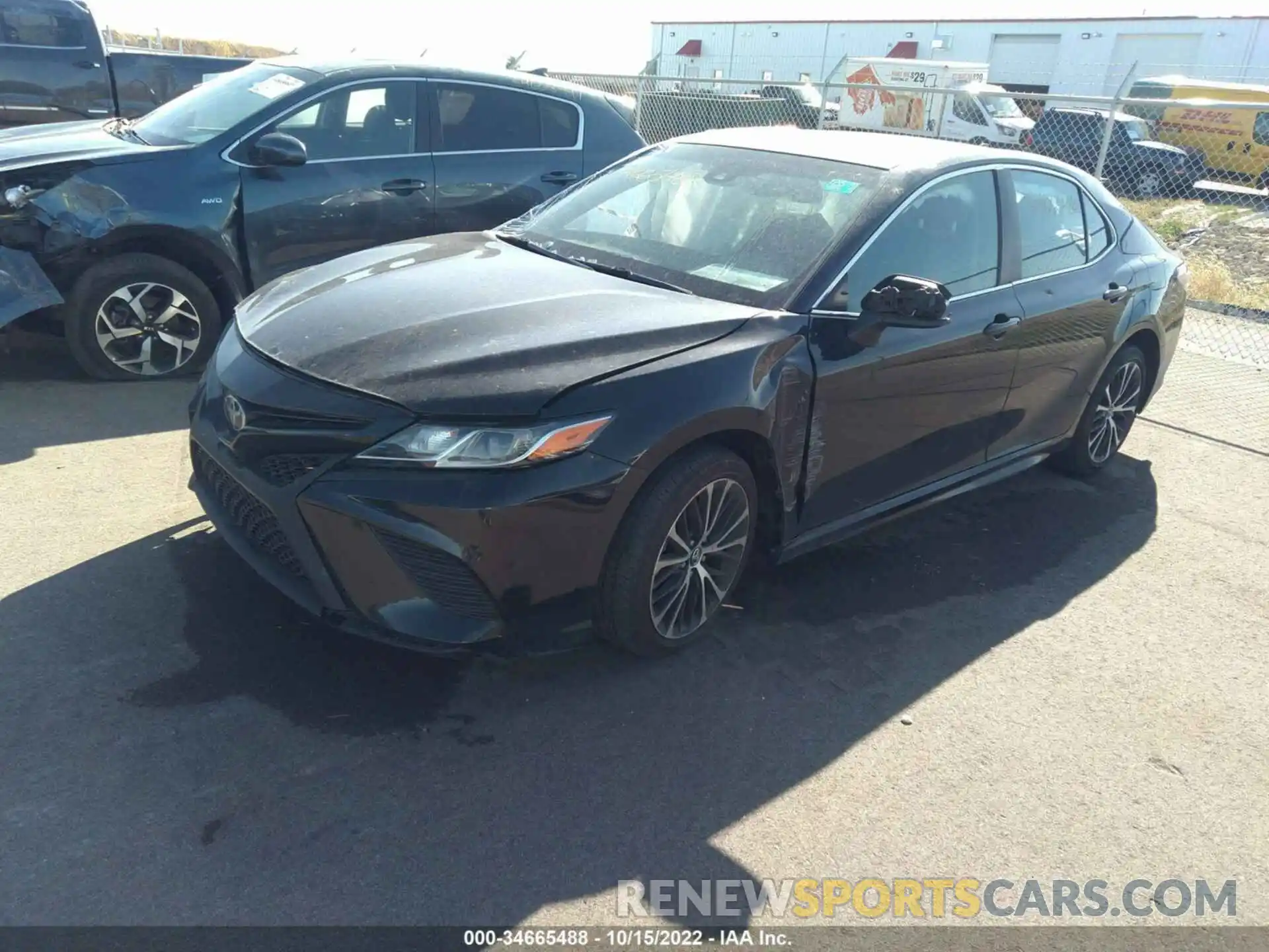 2 Photograph of a damaged car 4T1B11HK8KU205302 TOYOTA CAMRY 2019