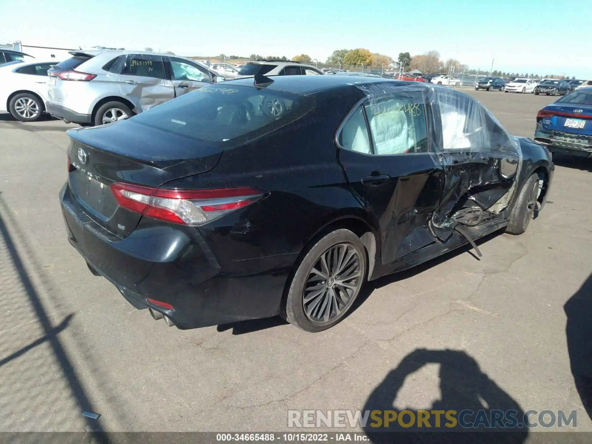 4 Photograph of a damaged car 4T1B11HK8KU205302 TOYOTA CAMRY 2019