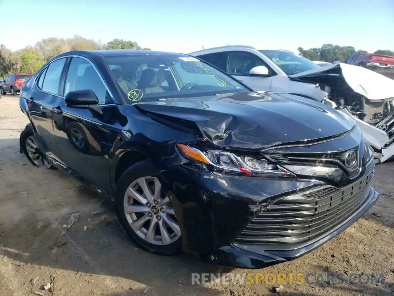 1 Photograph of a damaged car 4T1B11HK8KU206806 TOYOTA CAMRY 2019