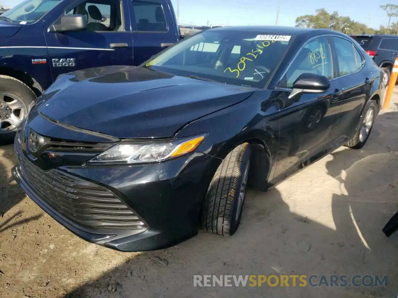 2 Photograph of a damaged car 4T1B11HK8KU206806 TOYOTA CAMRY 2019